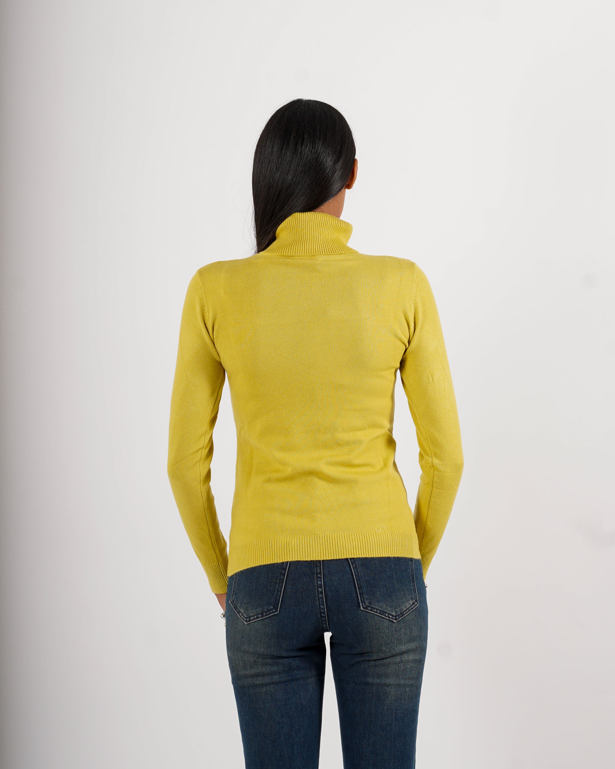 Maglia collo alto in mano viscosa - Tabaccaio