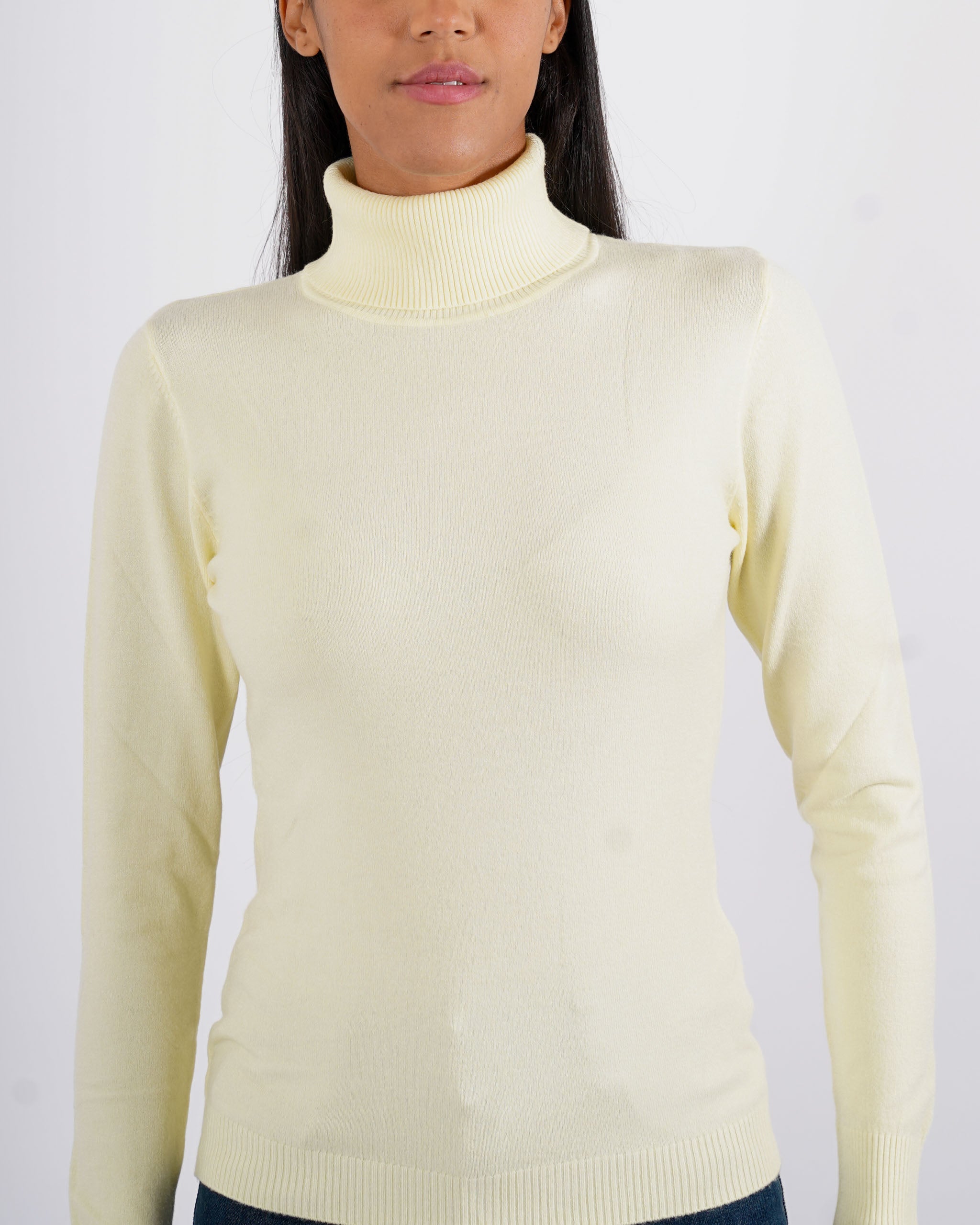 Maglia collo alto in mano viscosa - Tabaccaio