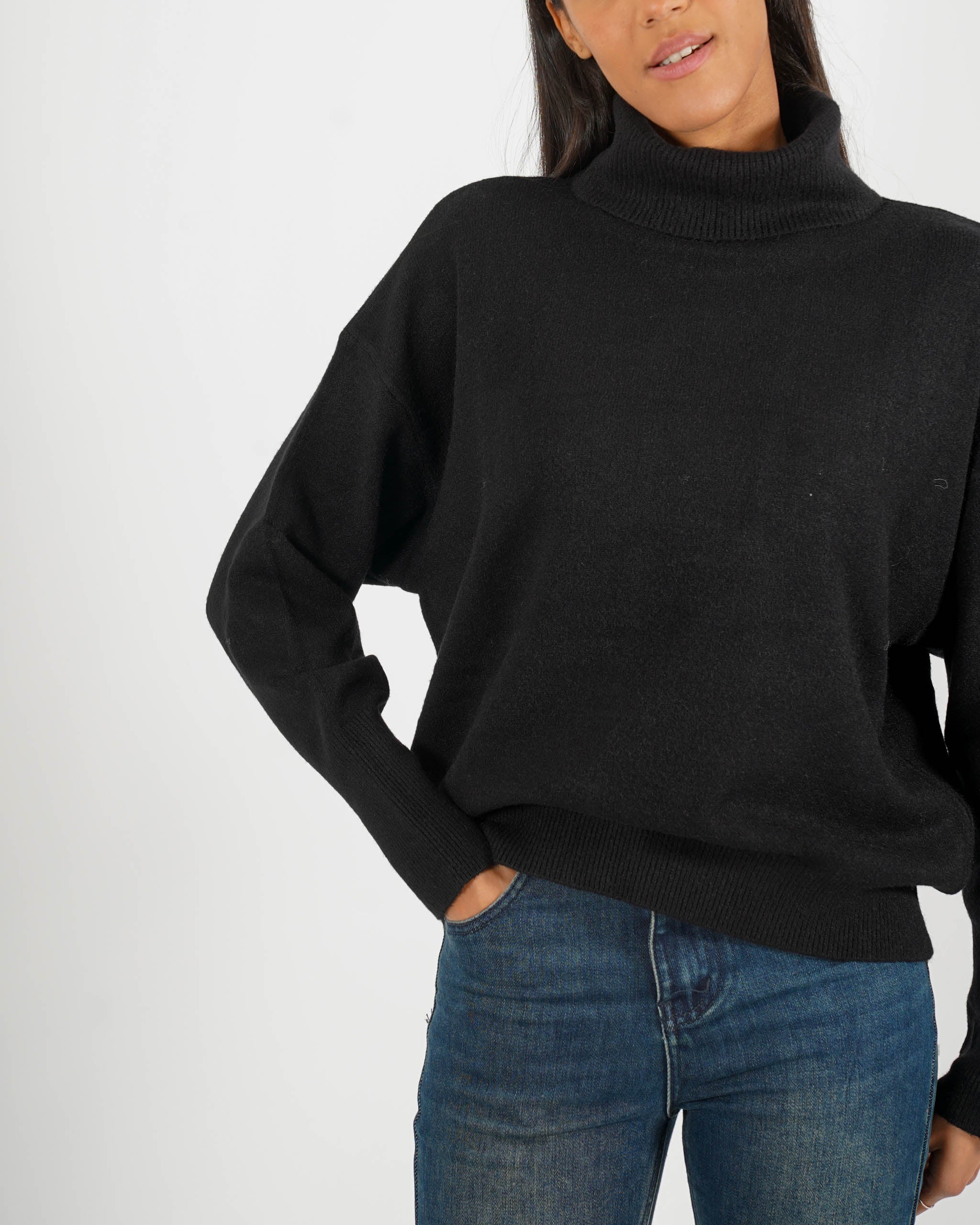 Maglia collo alto in mano viscosa - Neeson