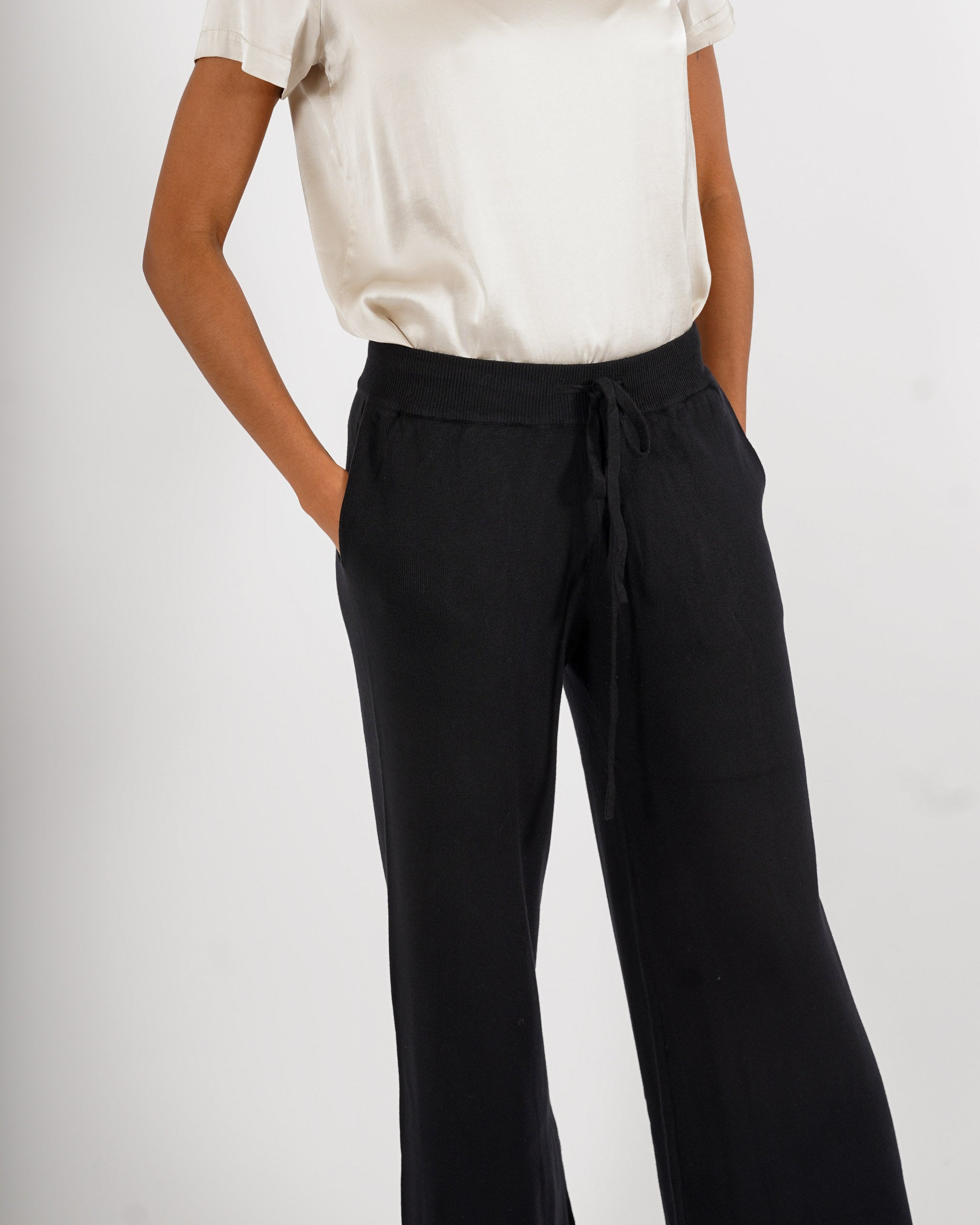 Pantaloni in maglia con bustino e coulisse - Logan