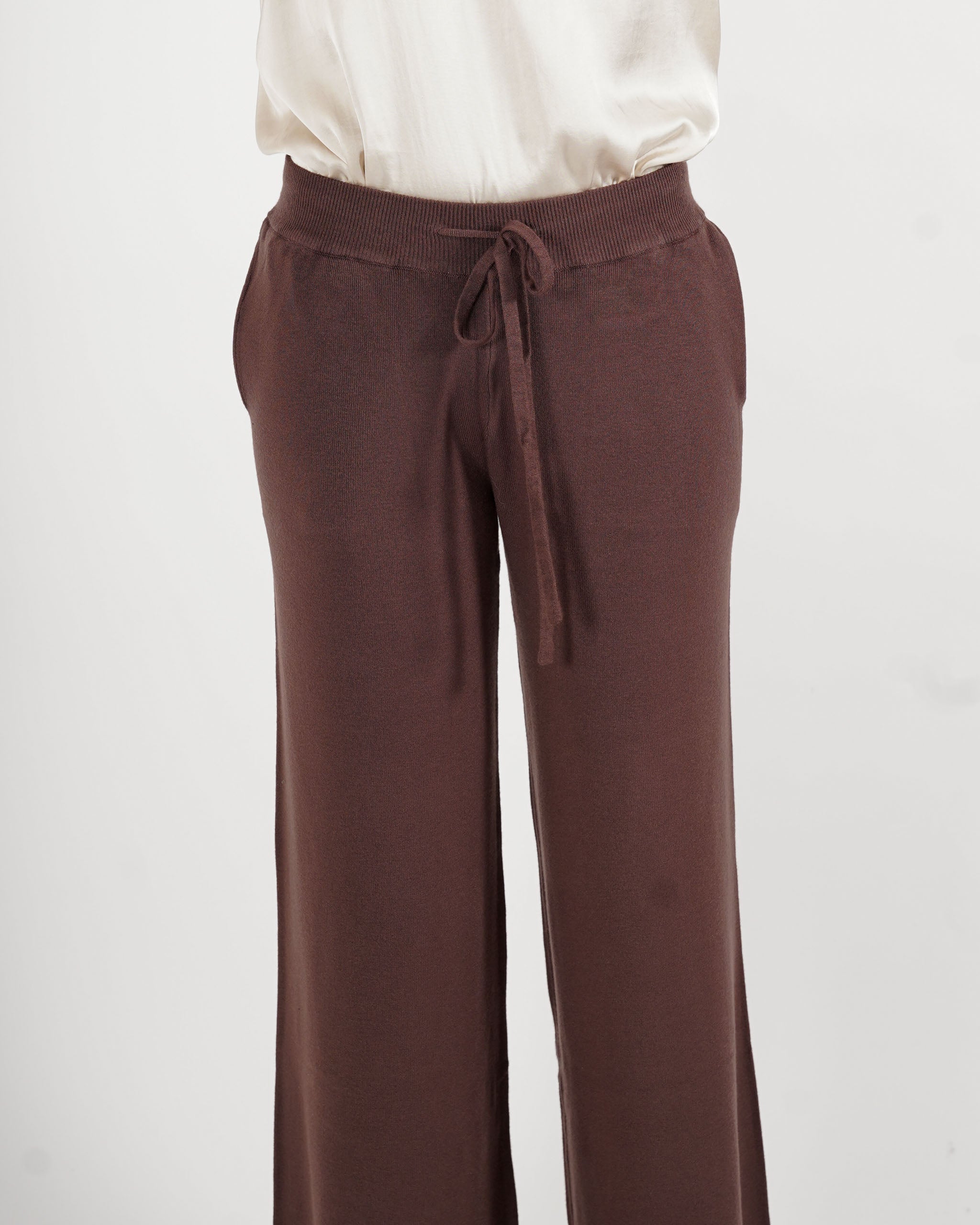 Pantaloni in maglia con bustino e coulisse - Logan