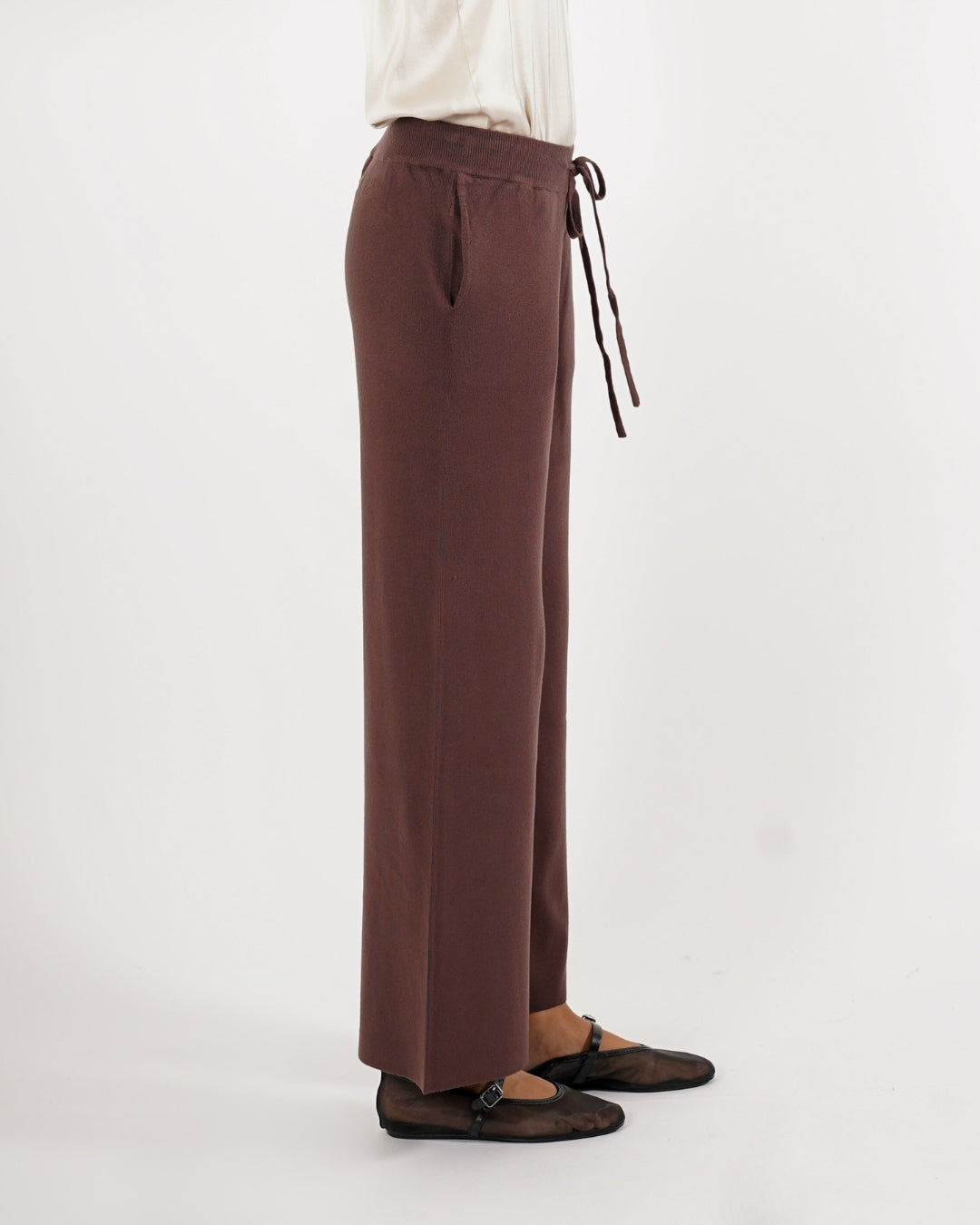 Pantaloni in maglia con bustino e coulisse - Logan