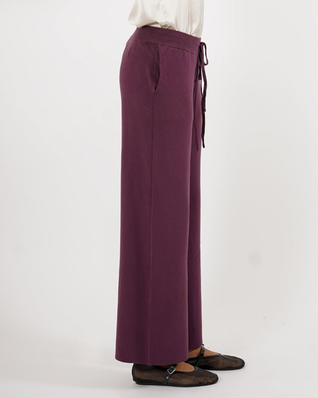 Pantaloni in maglia con bustino e coulisse - Logan