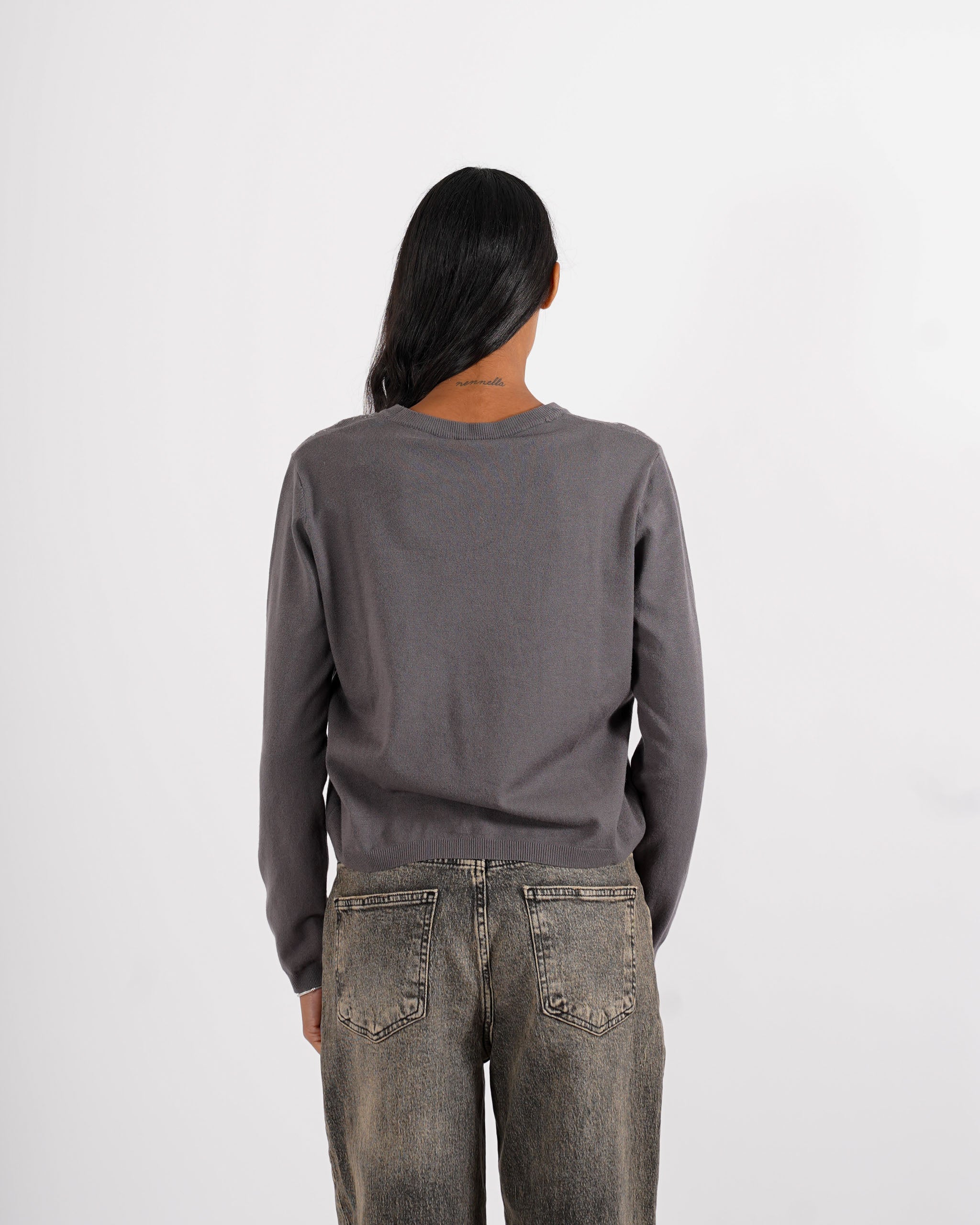 Maglia girocollo con paillettes - Geremia
