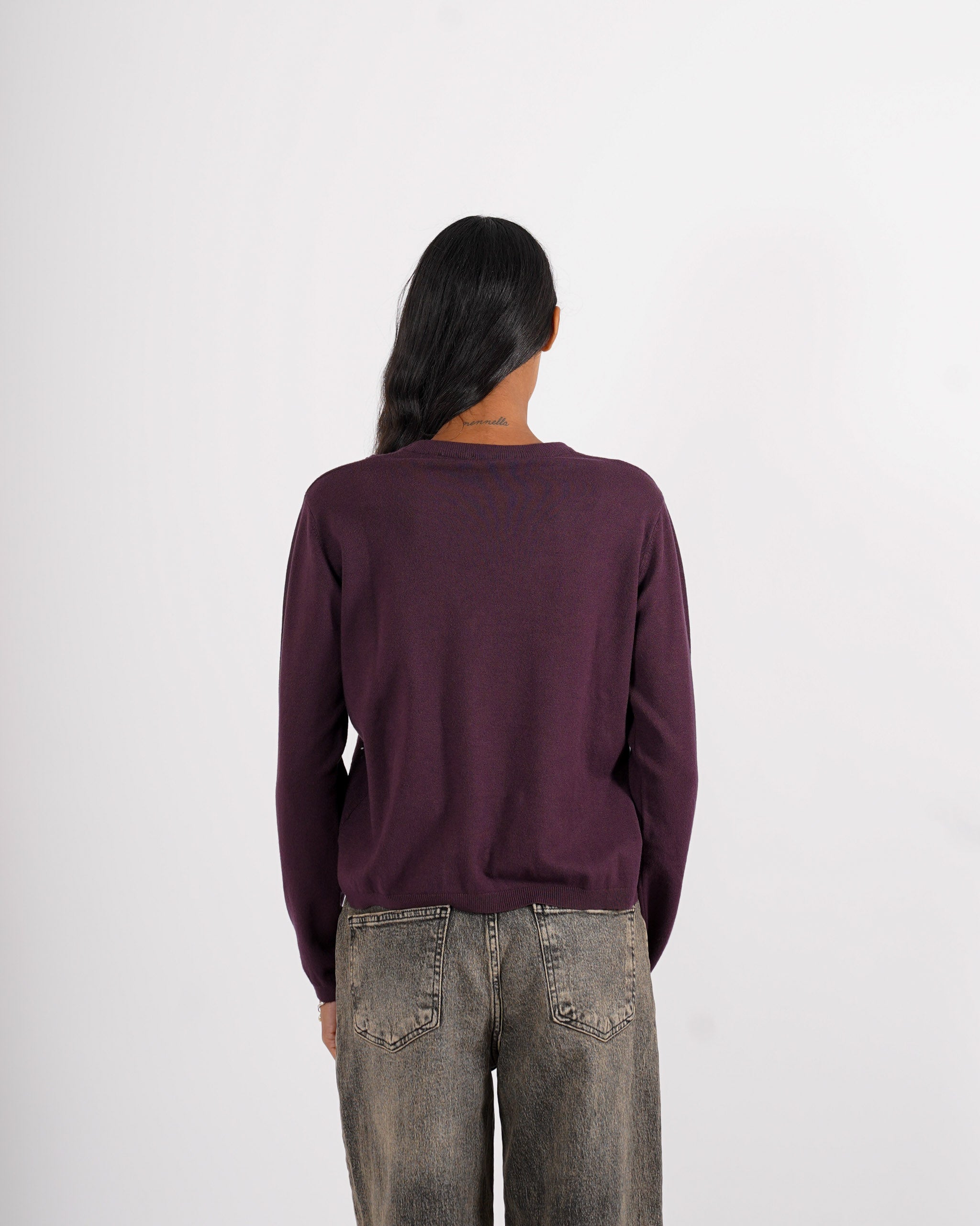 Maglia girocollo con paillettes - Geremia