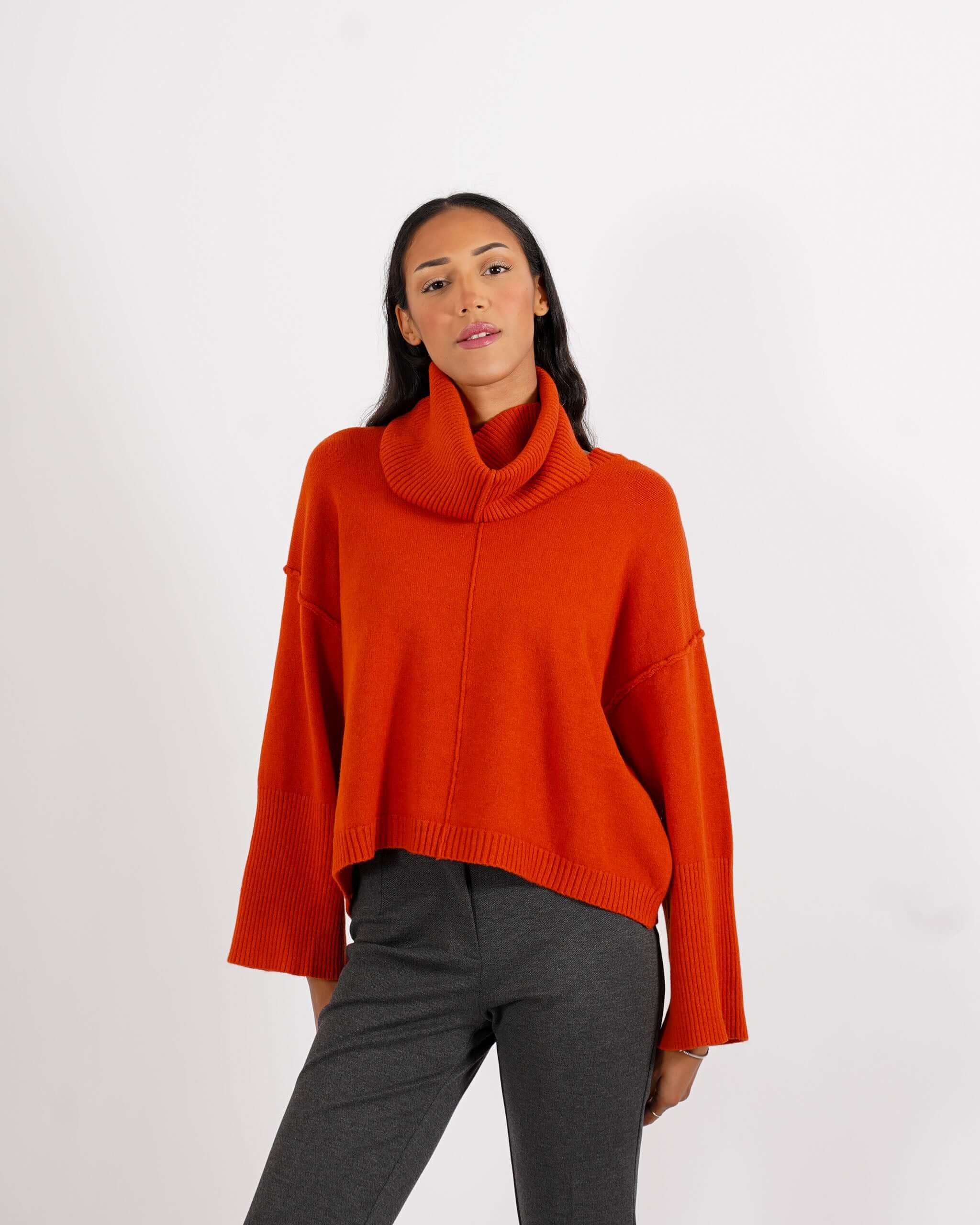 Maglia girocollo con collo removibile - Severa - Hope Fashion