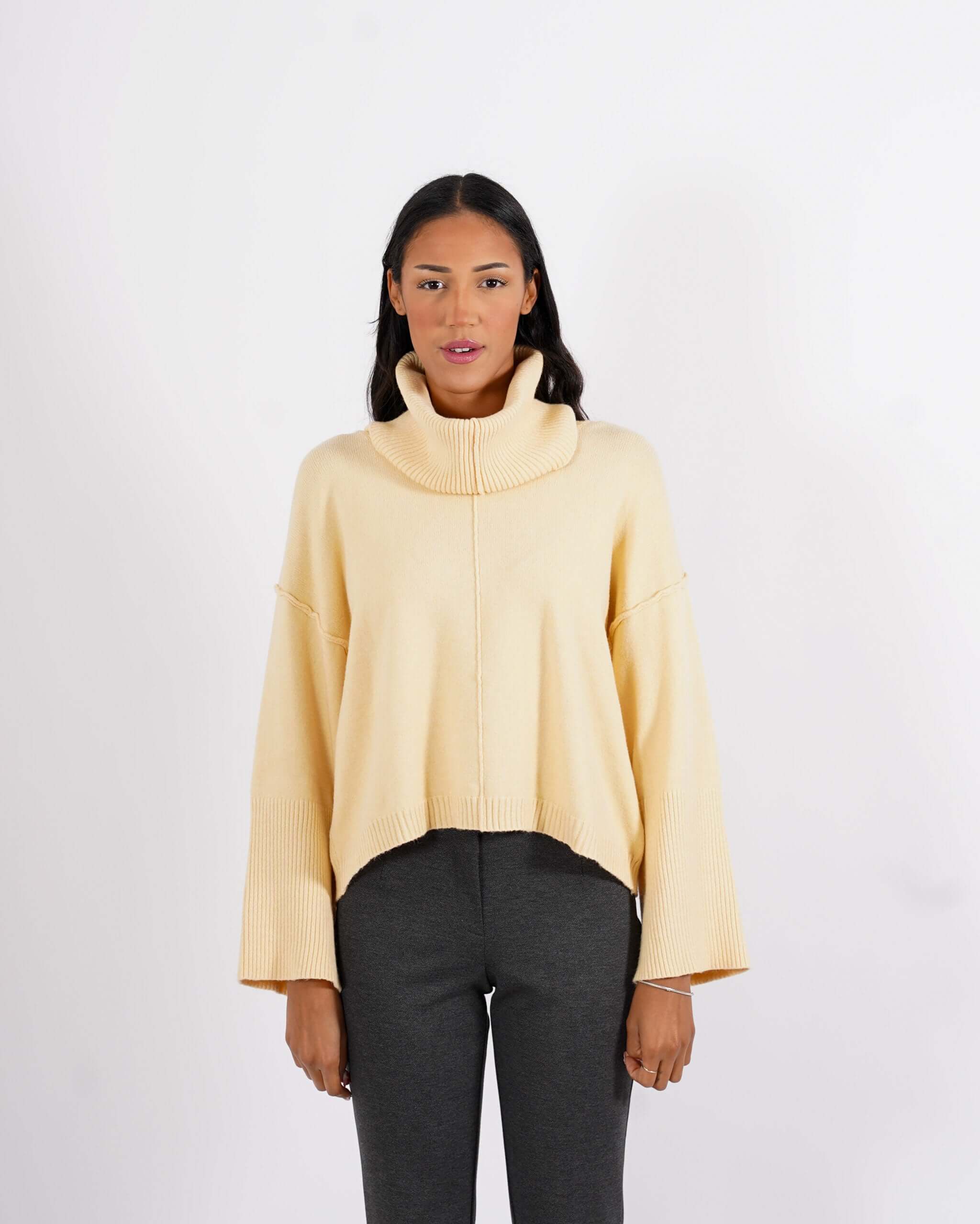 Maglia girocollo con collo removibile - Severa - Hope Fashion