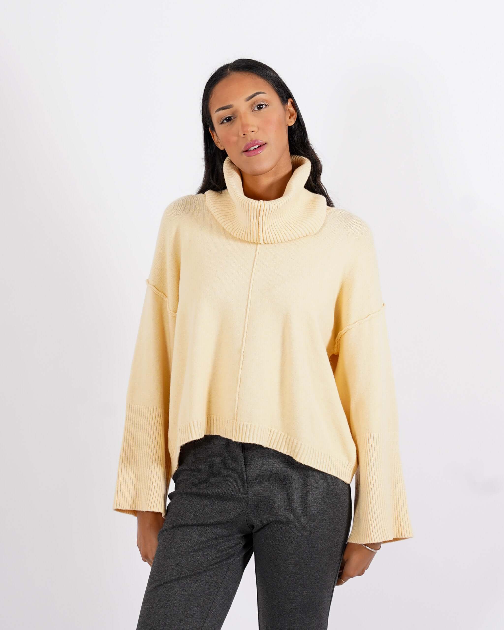 Maglia girocollo con collo removibile - Severa - Hope Fashion