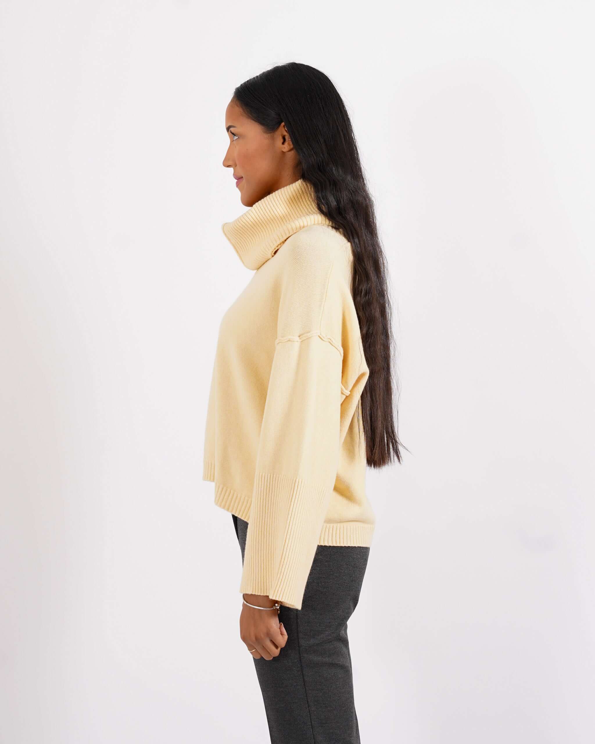 Maglia girocollo con collo removibile - Severa - Hope Fashion