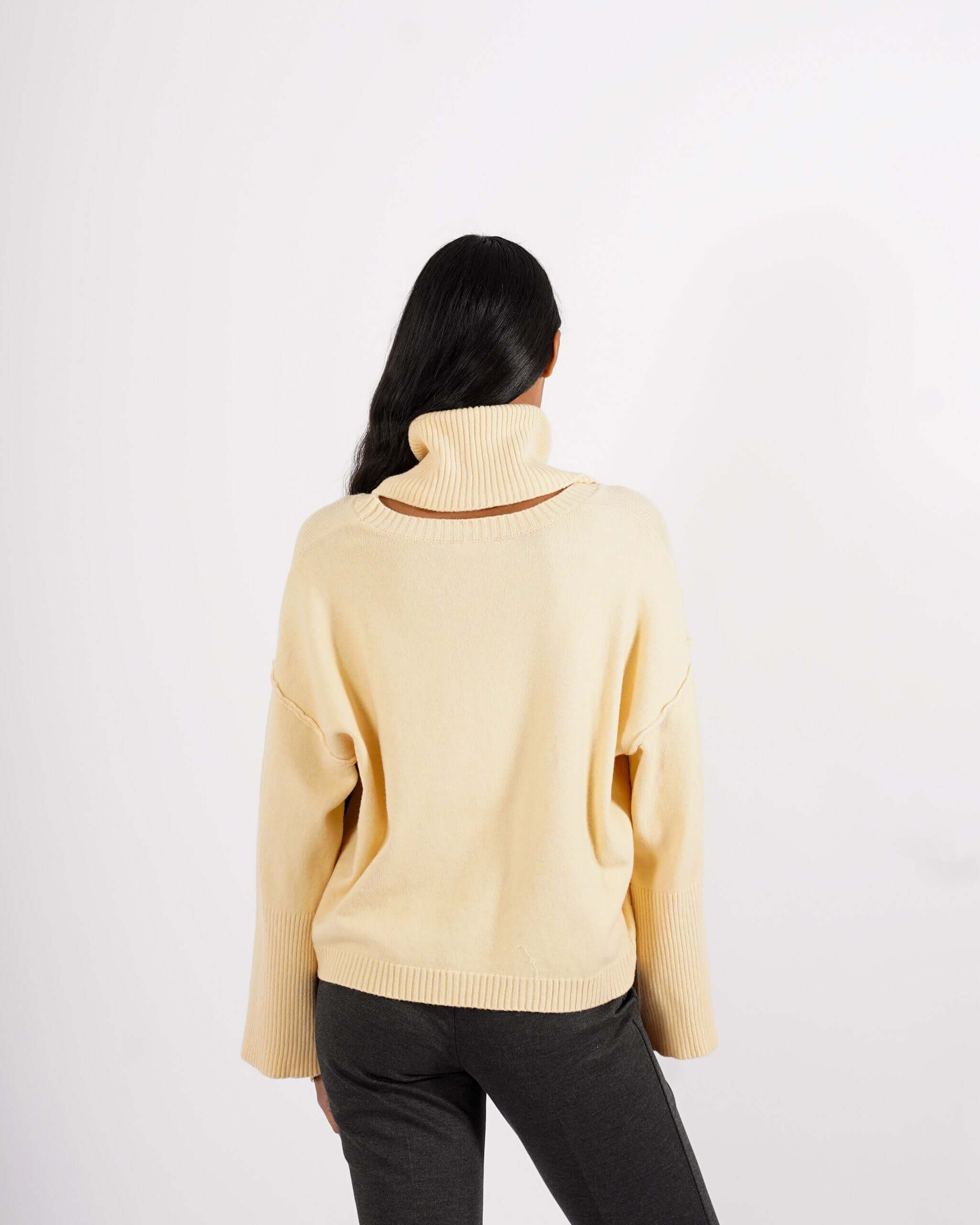 Maglia girocollo con collo removibile - Severa - Hope Fashion