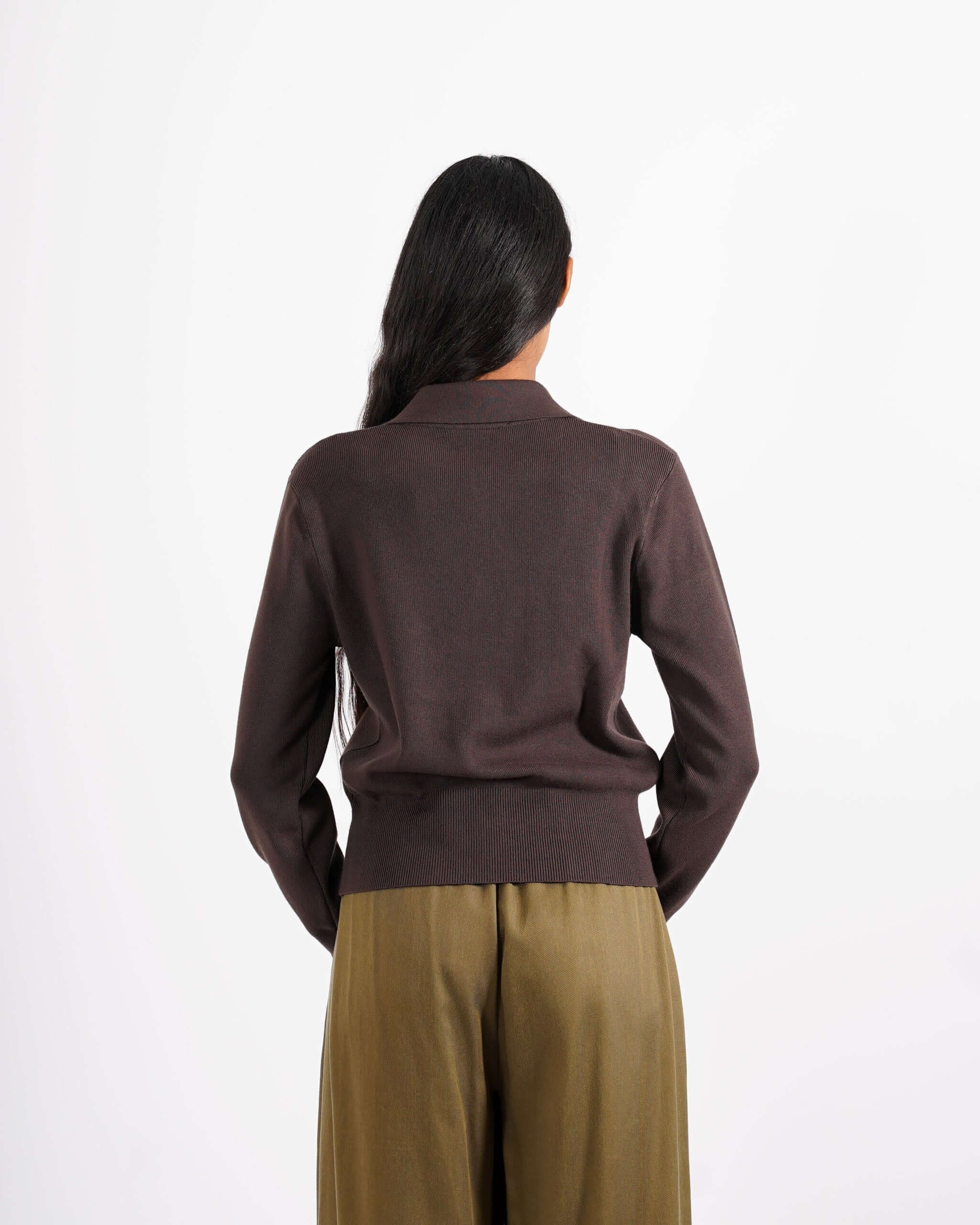 Maglia sahariana con bottoni oro - Casamira - Hope Fashion