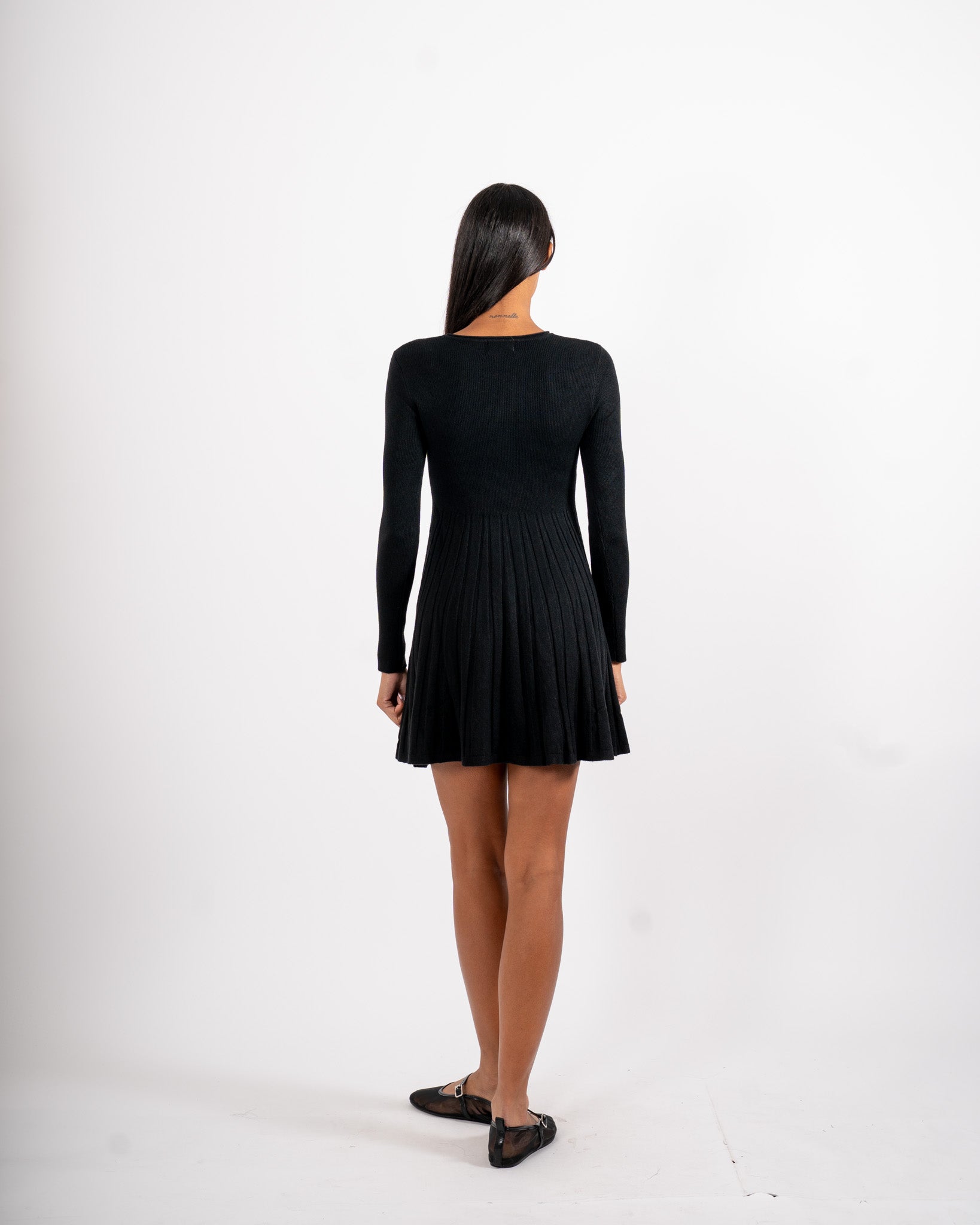Abito girocollo in mano tricot - Eligia