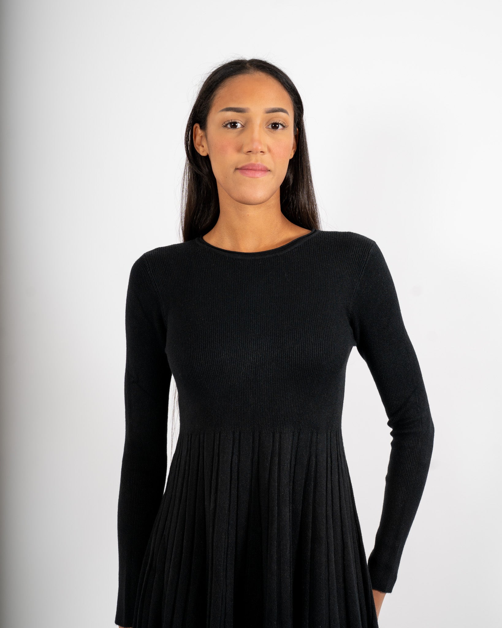 Abito girocollo in mano tricot - Eligia