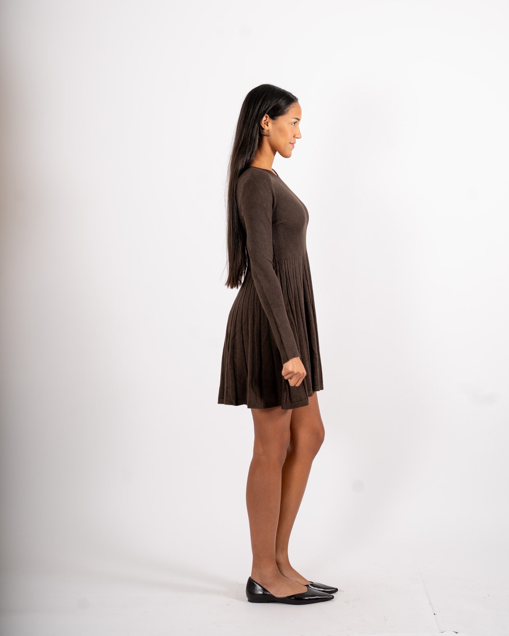 Abito girocollo in mano tricot - Eligia
