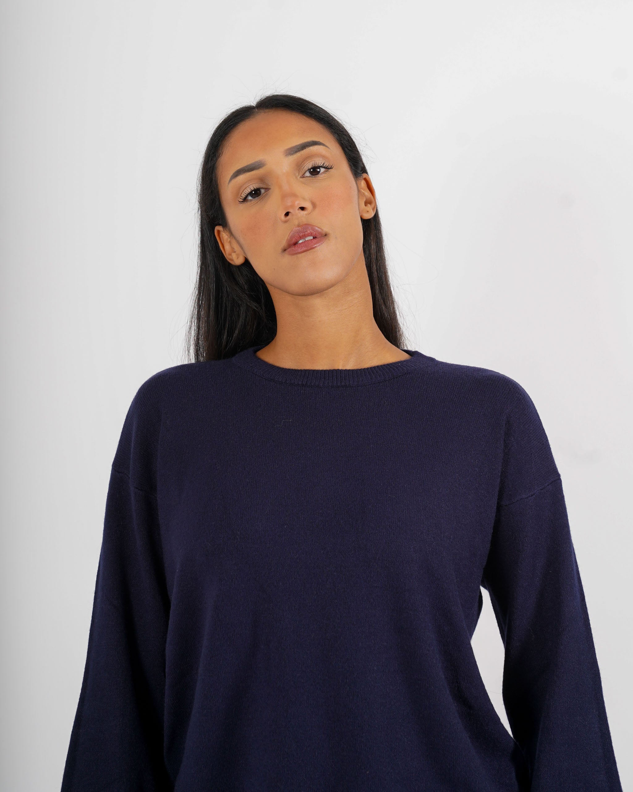 Maglia girocollo in mano viscosa - Silvestra