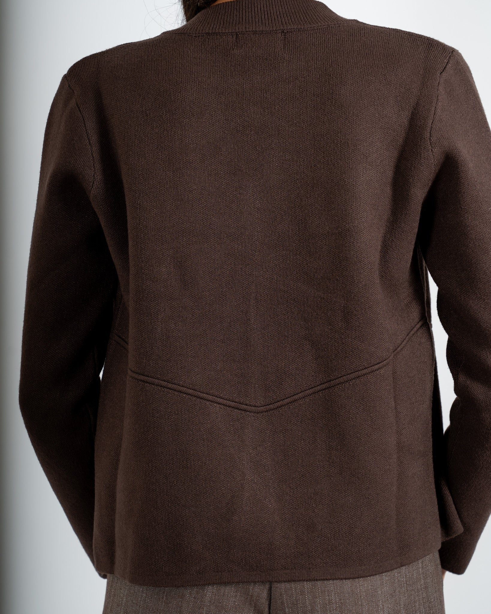 Cardigan aperto senza bottoni in mano lana - Donadel