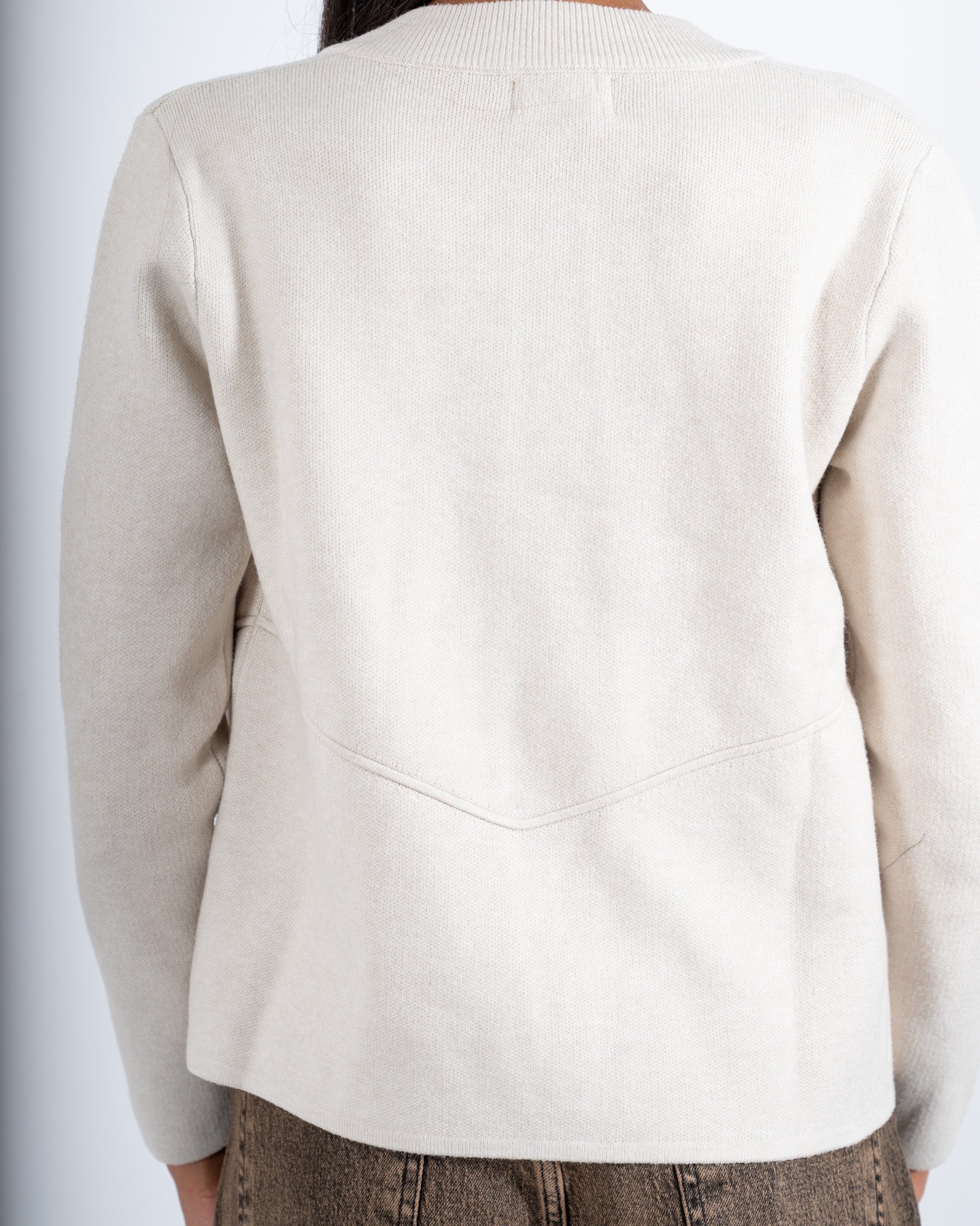 Cardigan aperto senza bottoni in mano lana - Donadel