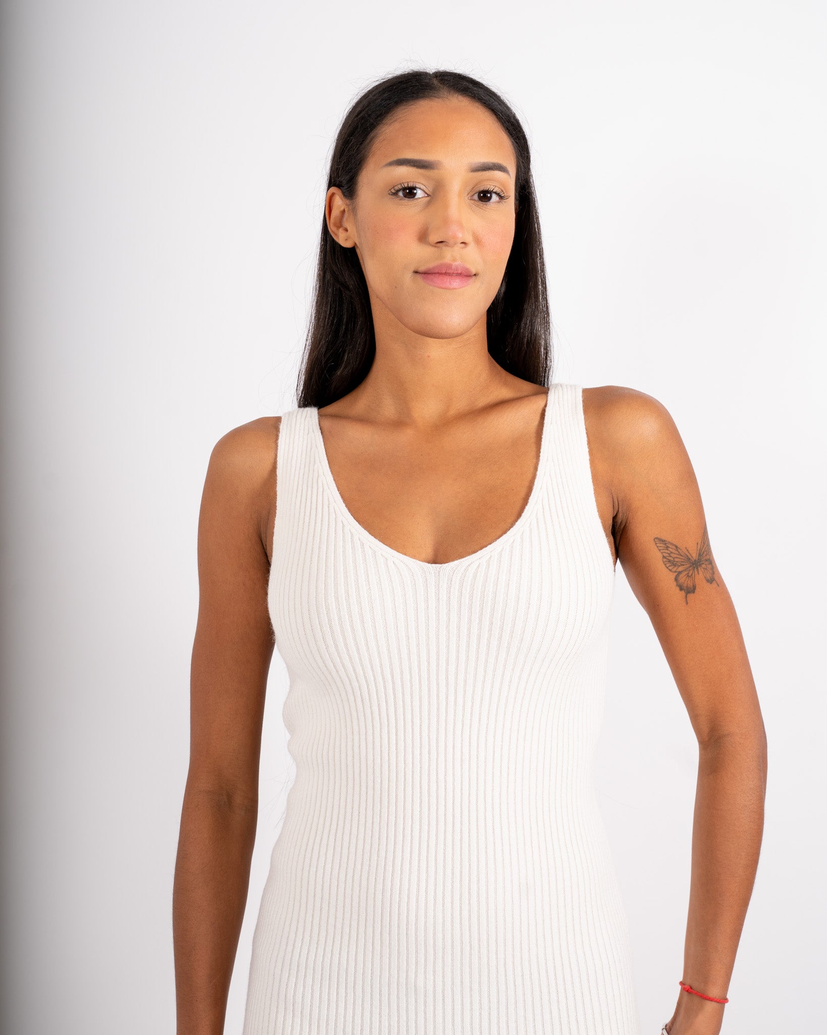 Abito tubino con coprispalle in tricot - Armanda