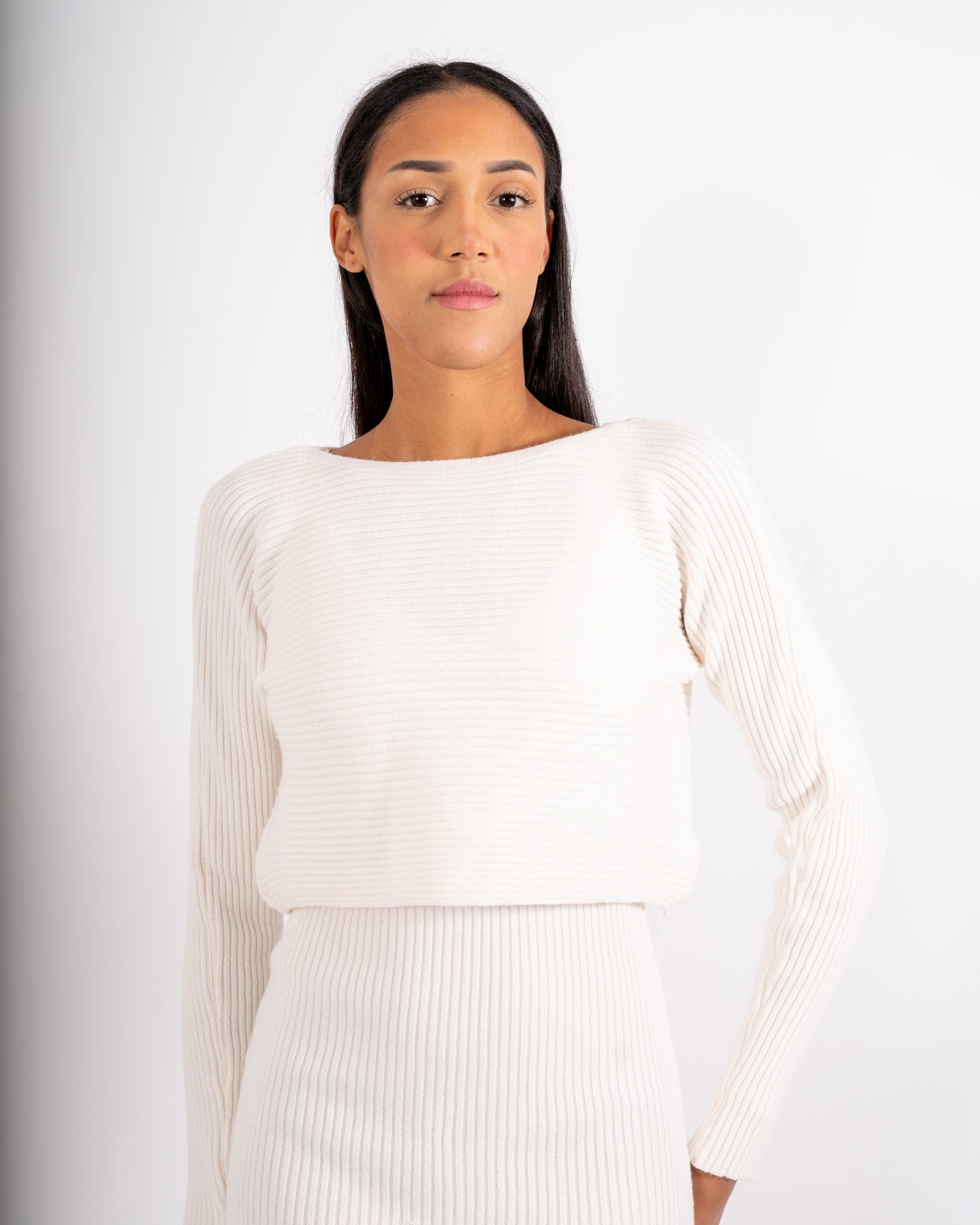 Abito tubino con coprispalle in tricot - Armanda