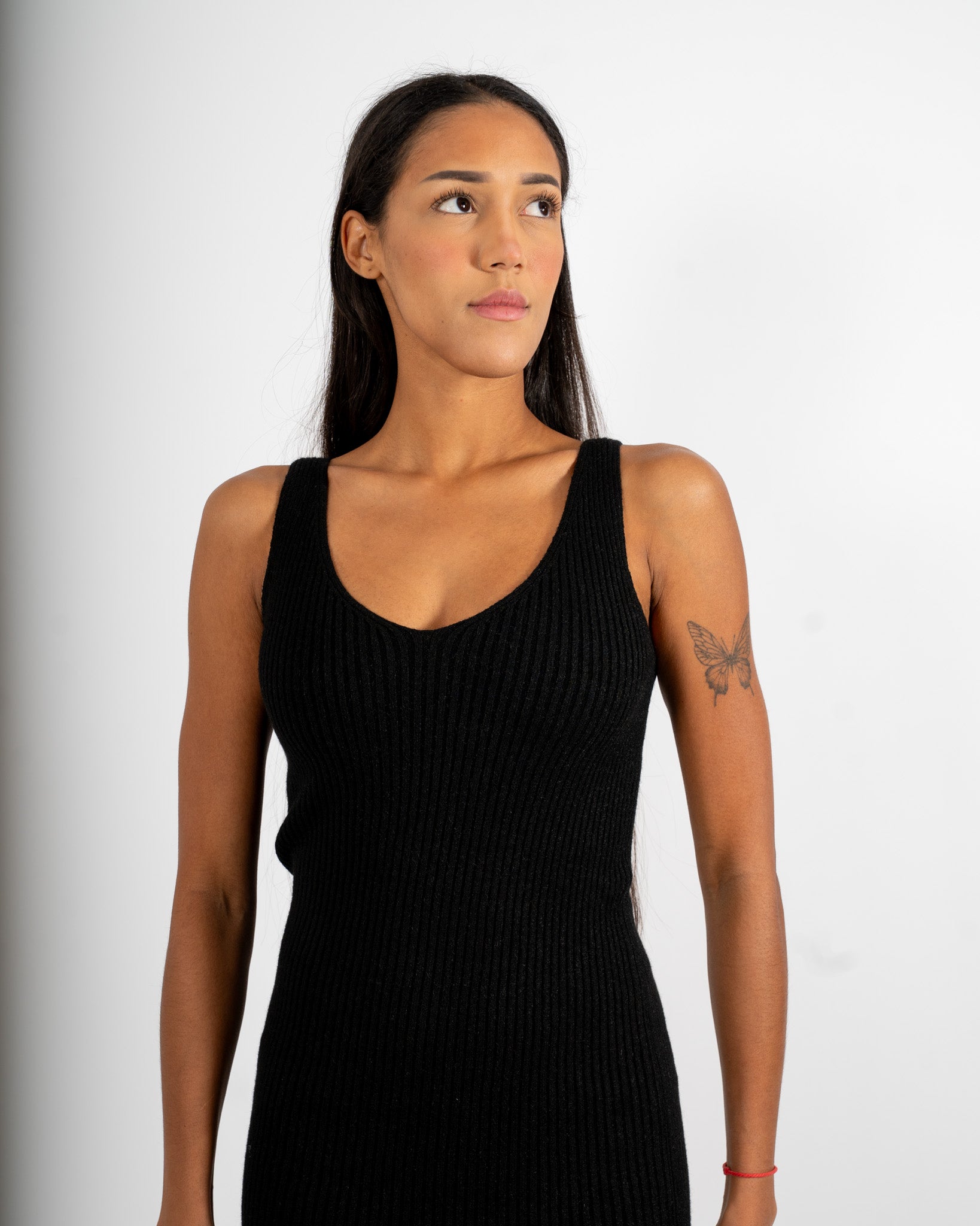 Abito tubino con coprispalle in tricot - Armanda