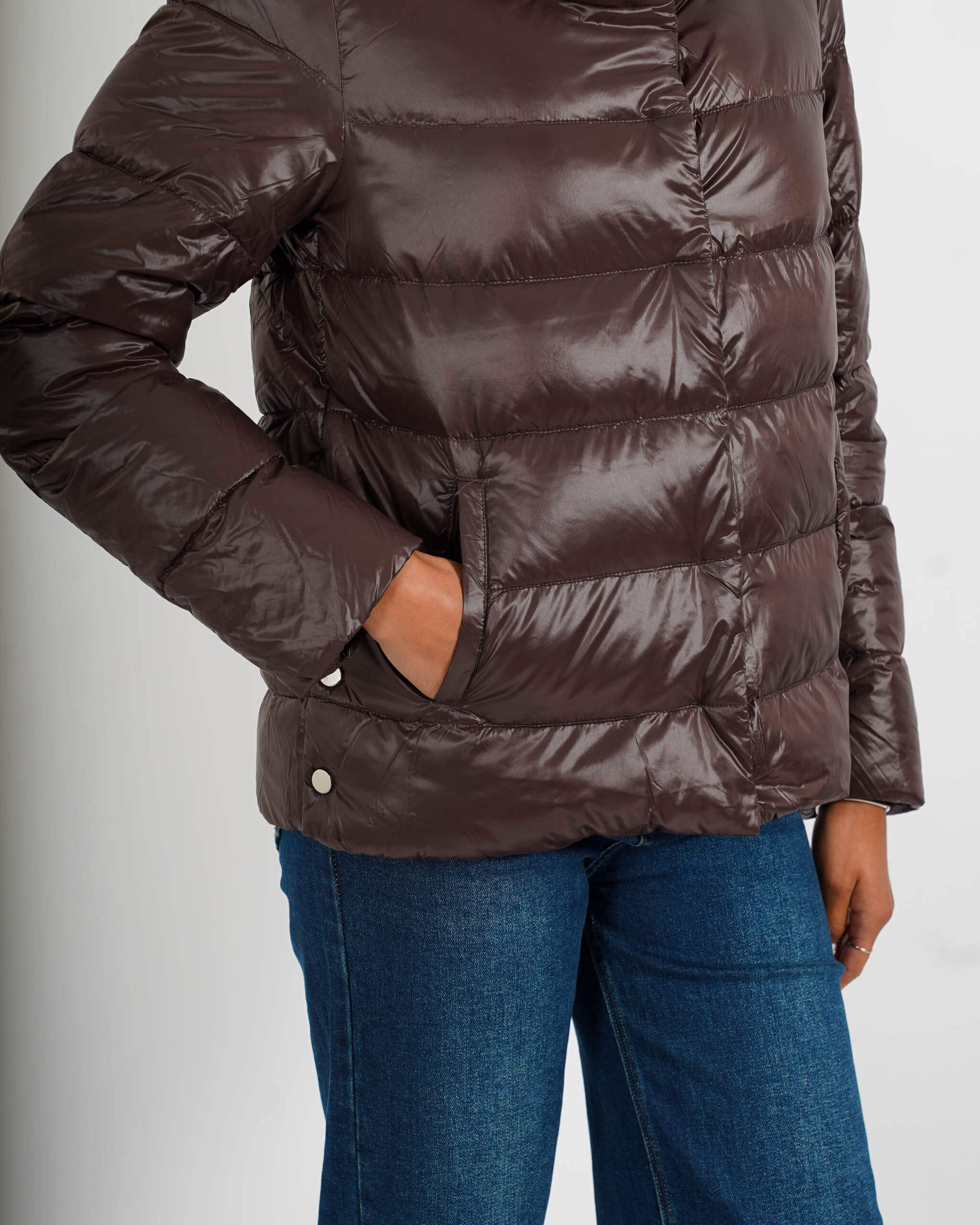 Piumino corto con collo alto - Asmara - Hope Fashion