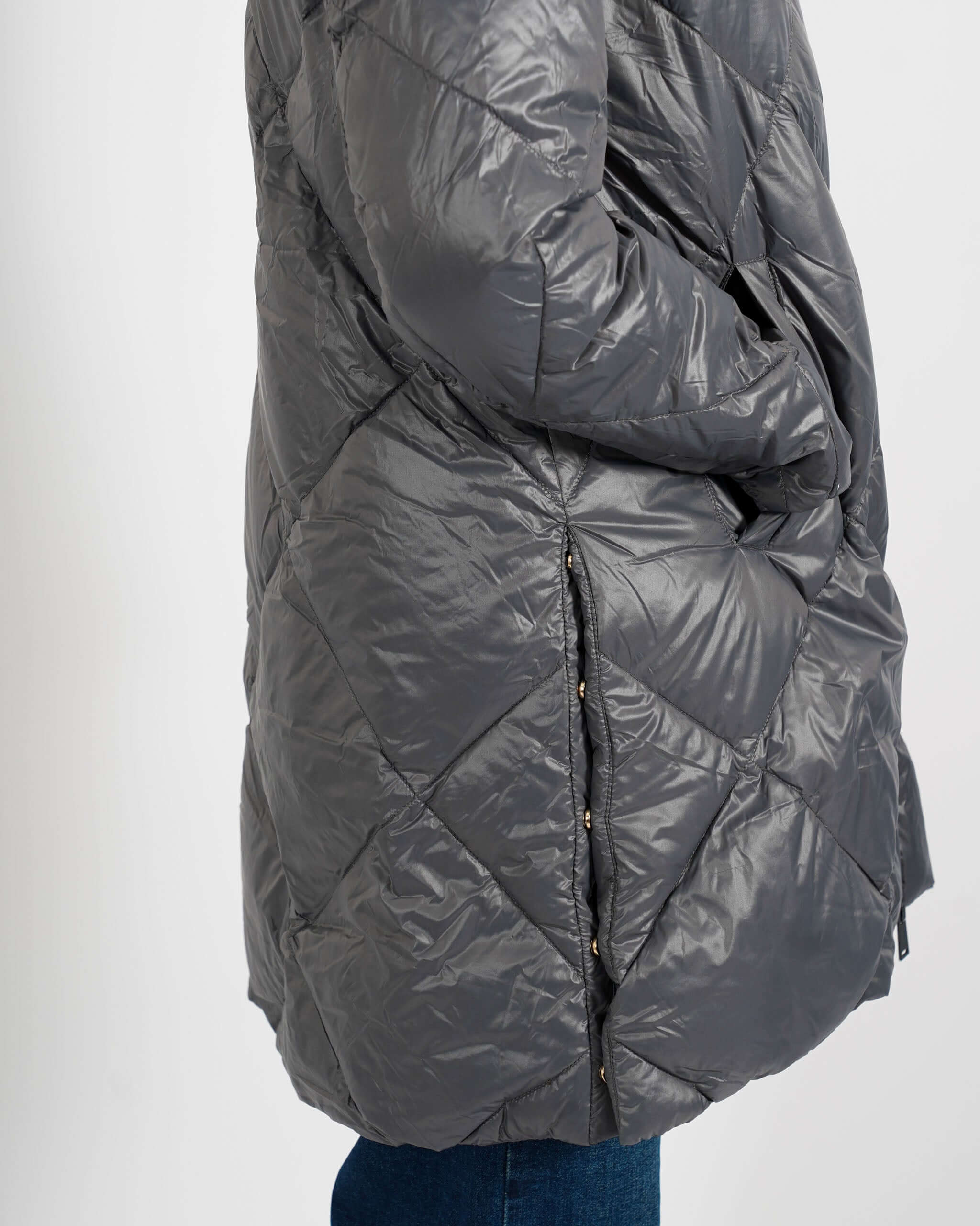 Piumino trapuntato con disegno rombo - Giselle - Hope Fashion