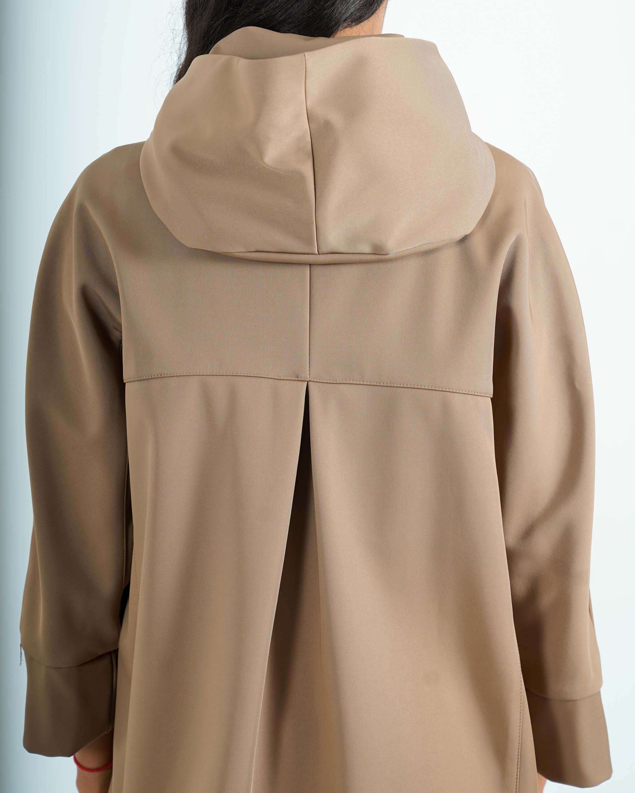 Giubbino in nylon con cappuccio e zip - Casarano - Hope Fashion