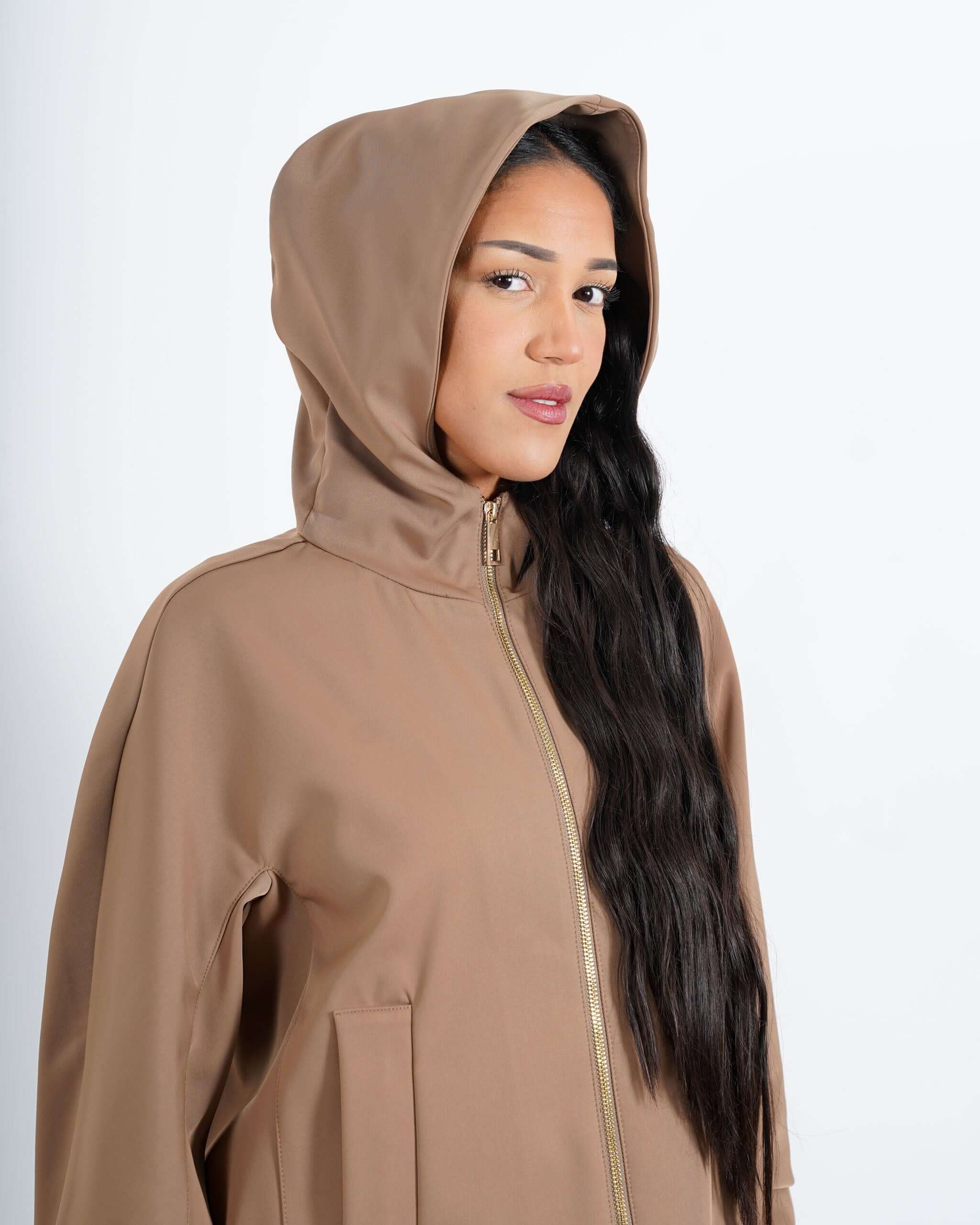 Giubbino in nylon con cappuccio e zip - Casarano - Hope Fashion