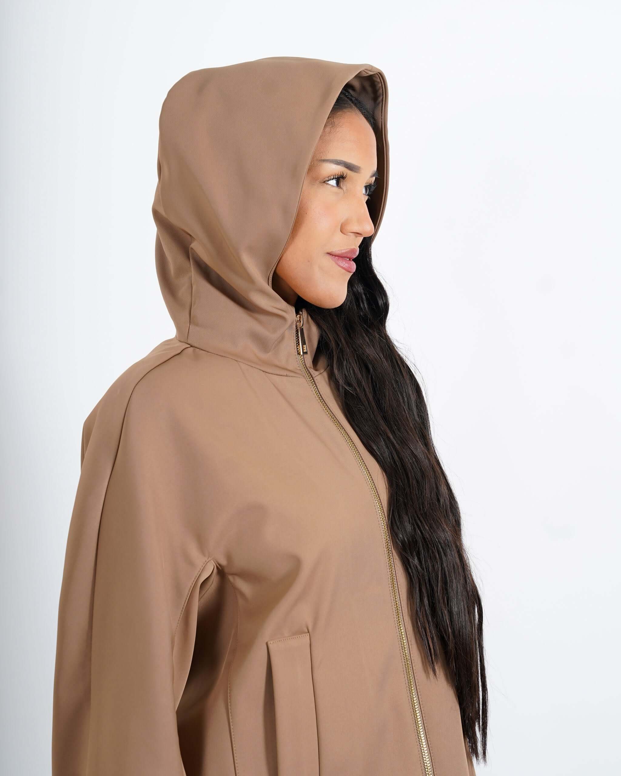 Giubbino in nylon con cappuccio e zip - Casarano - Hope Fashion