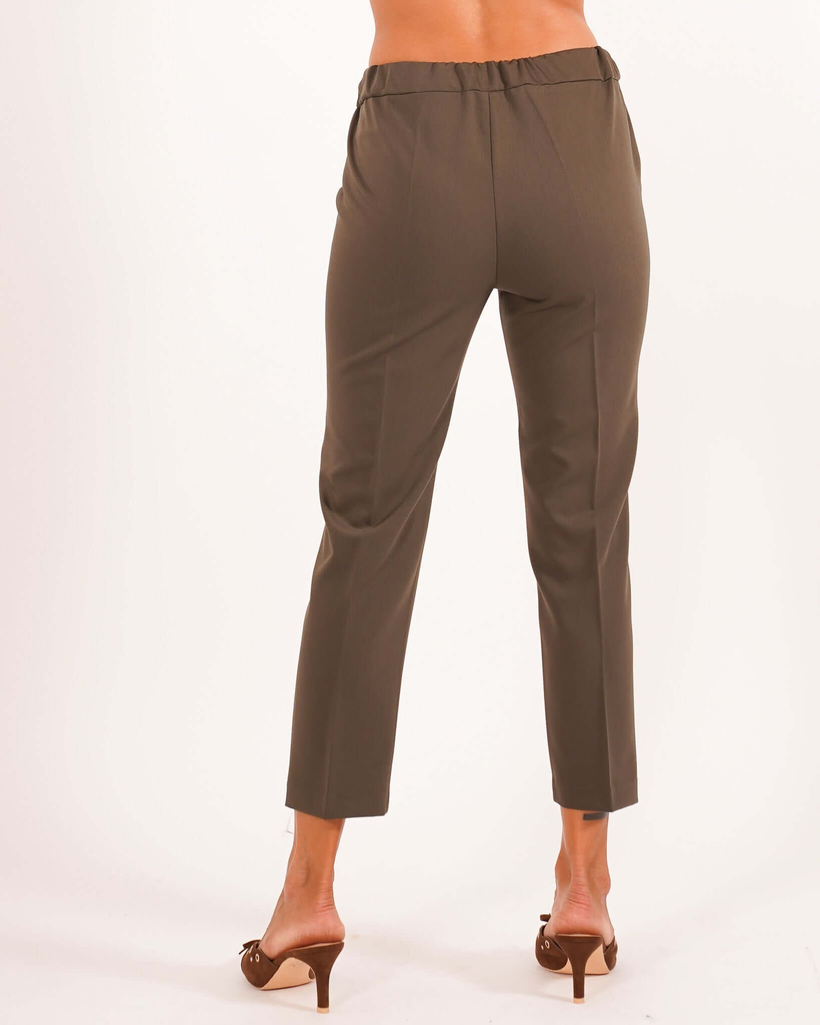 Pantaloni slim fit in ecofibra- Judas