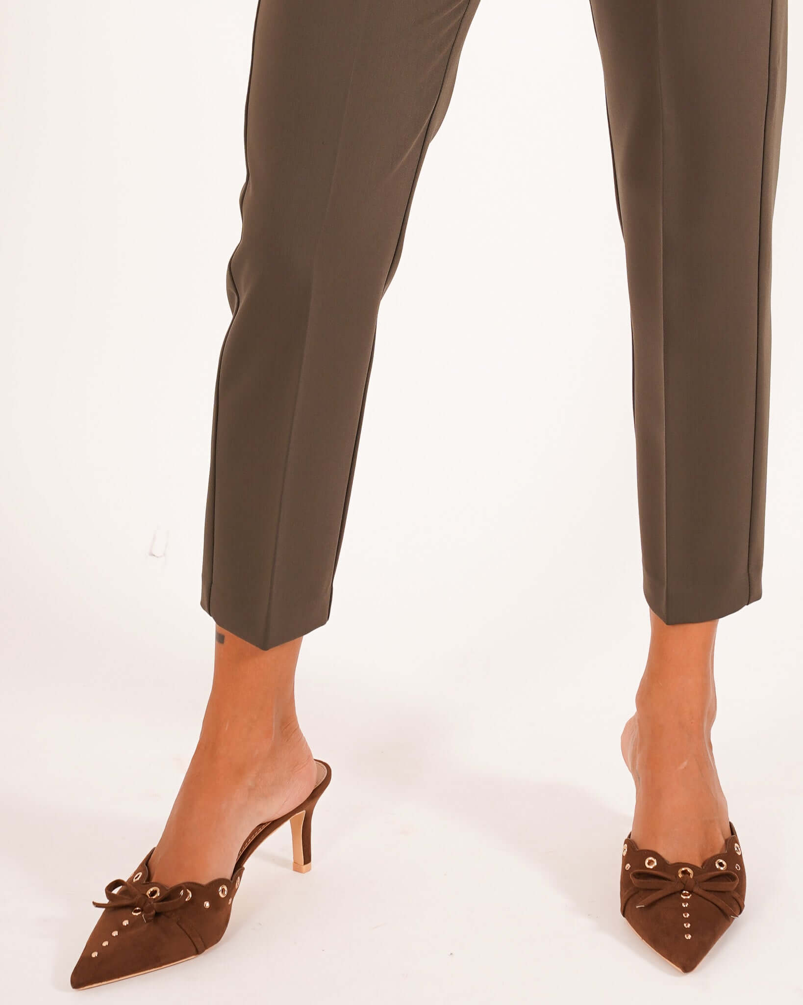 Pantaloni slim fit in ecofibra- Judas