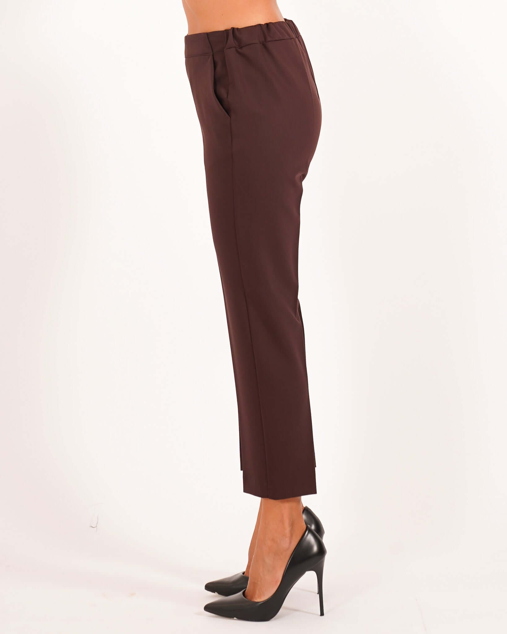 Pantaloni slim fit in ecofibra- Judas