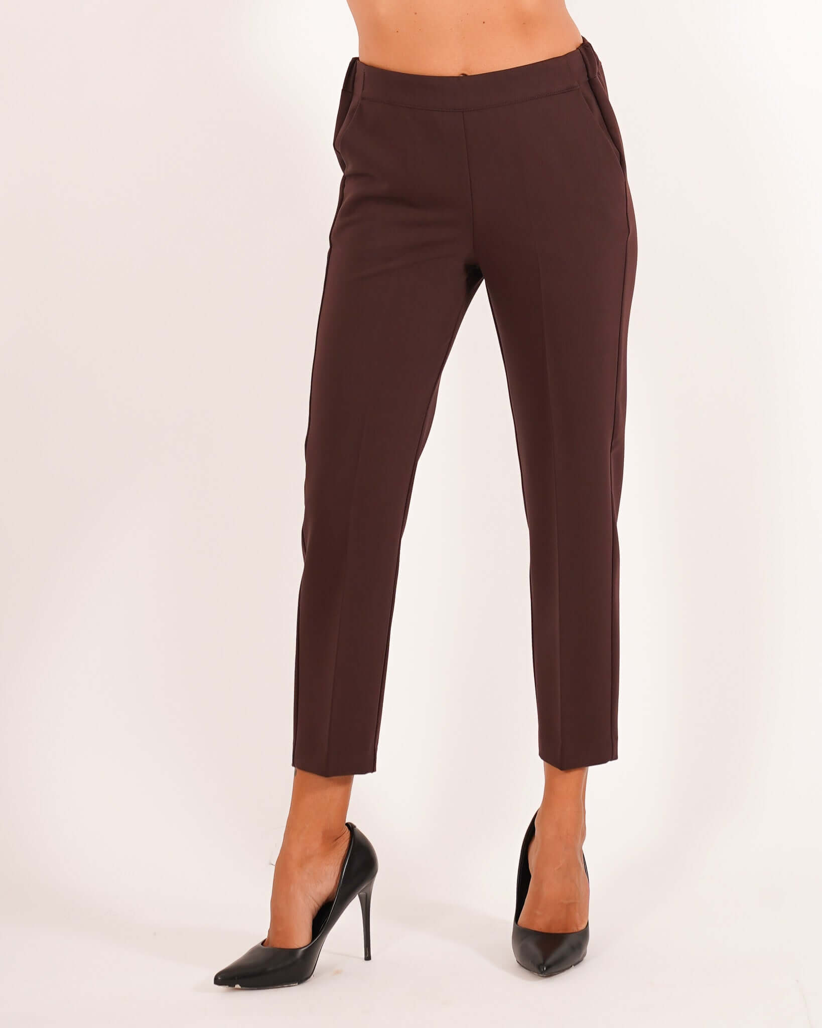Pantaloni slim fit in ecofibra- Judas