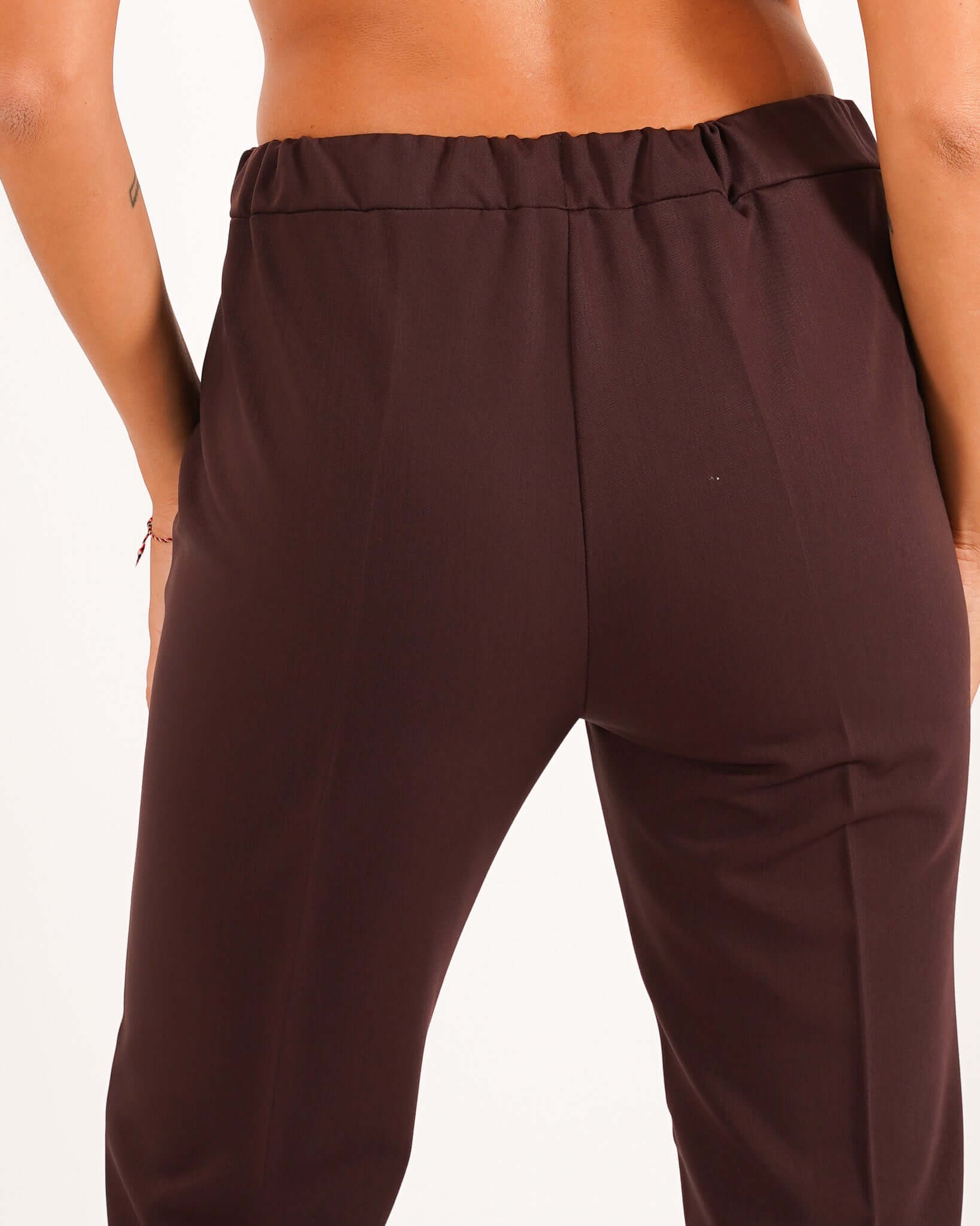Pantaloni slim fit in ecofibra- Judas