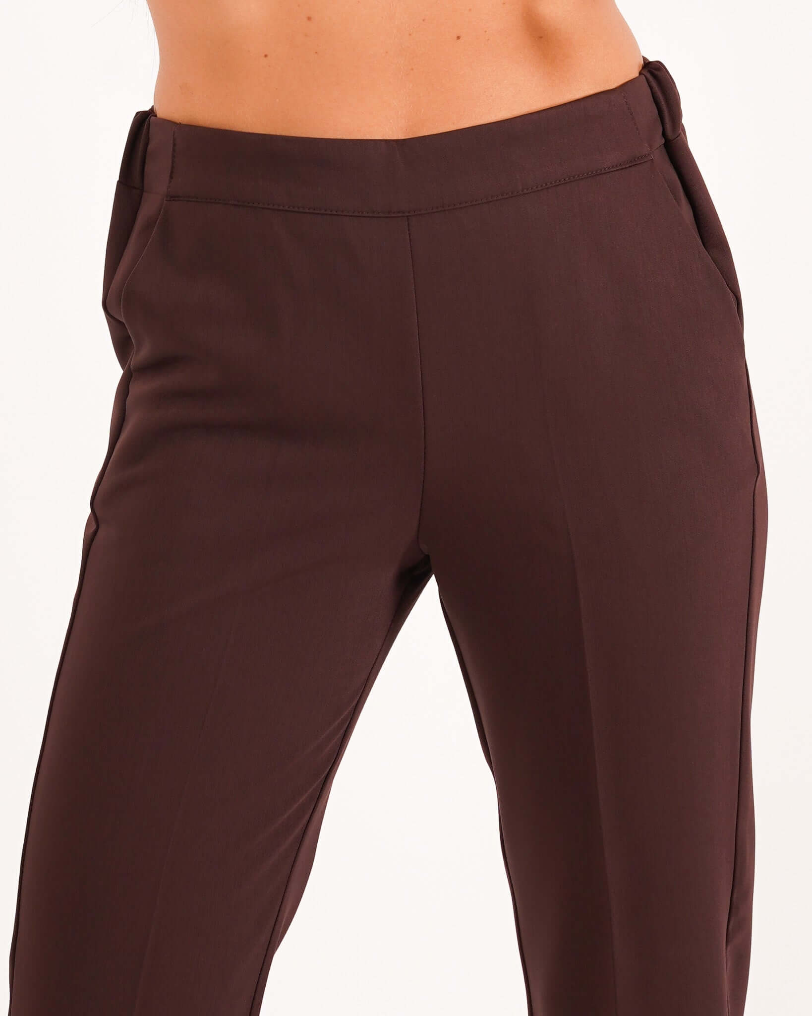 Pantaloni slim fit in ecofibra- Judas
