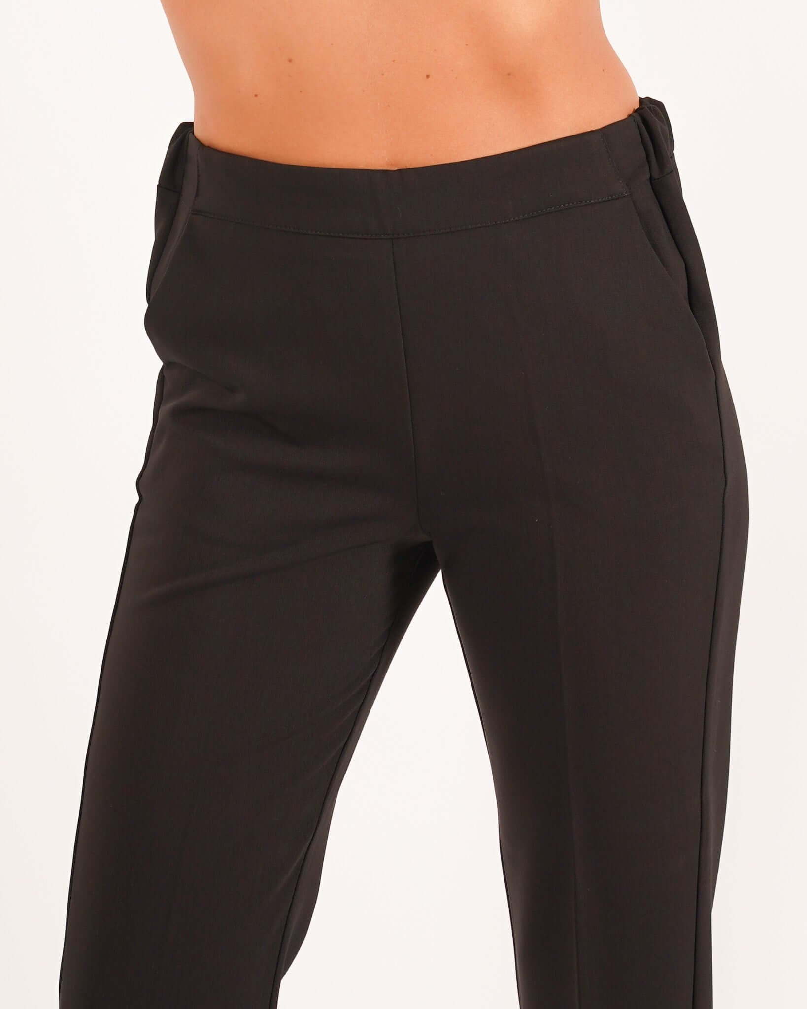 Pantaloni slim fit in ecofibra- Judas