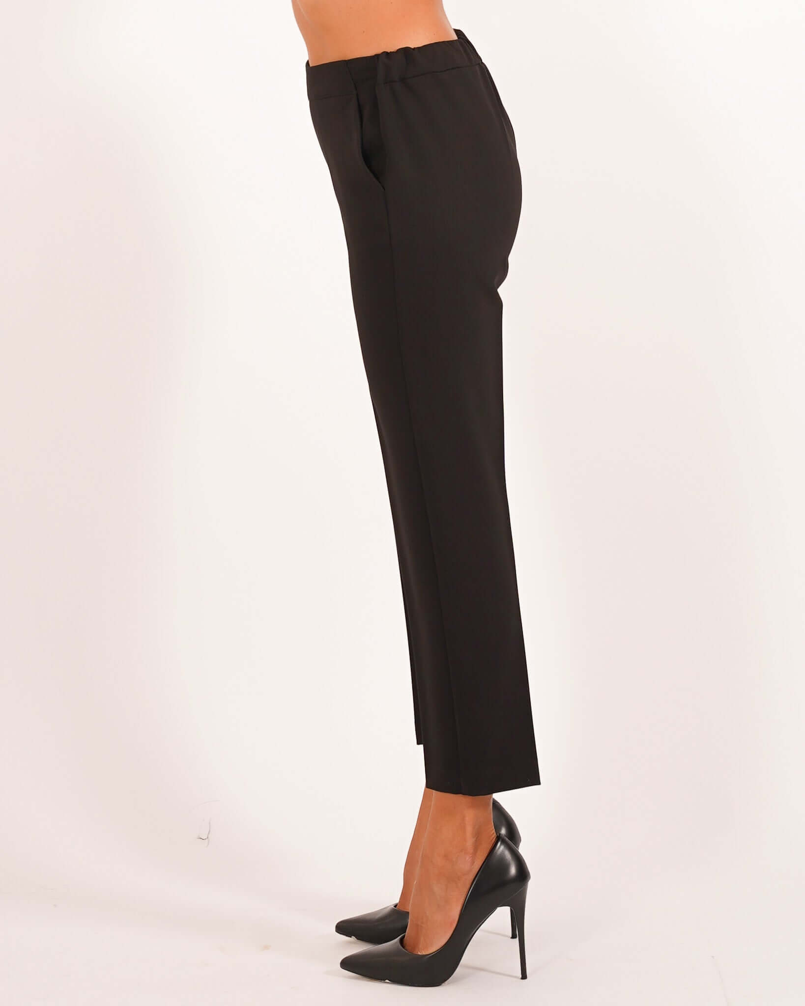 Pantaloni slim fit in ecofibra- Judas
