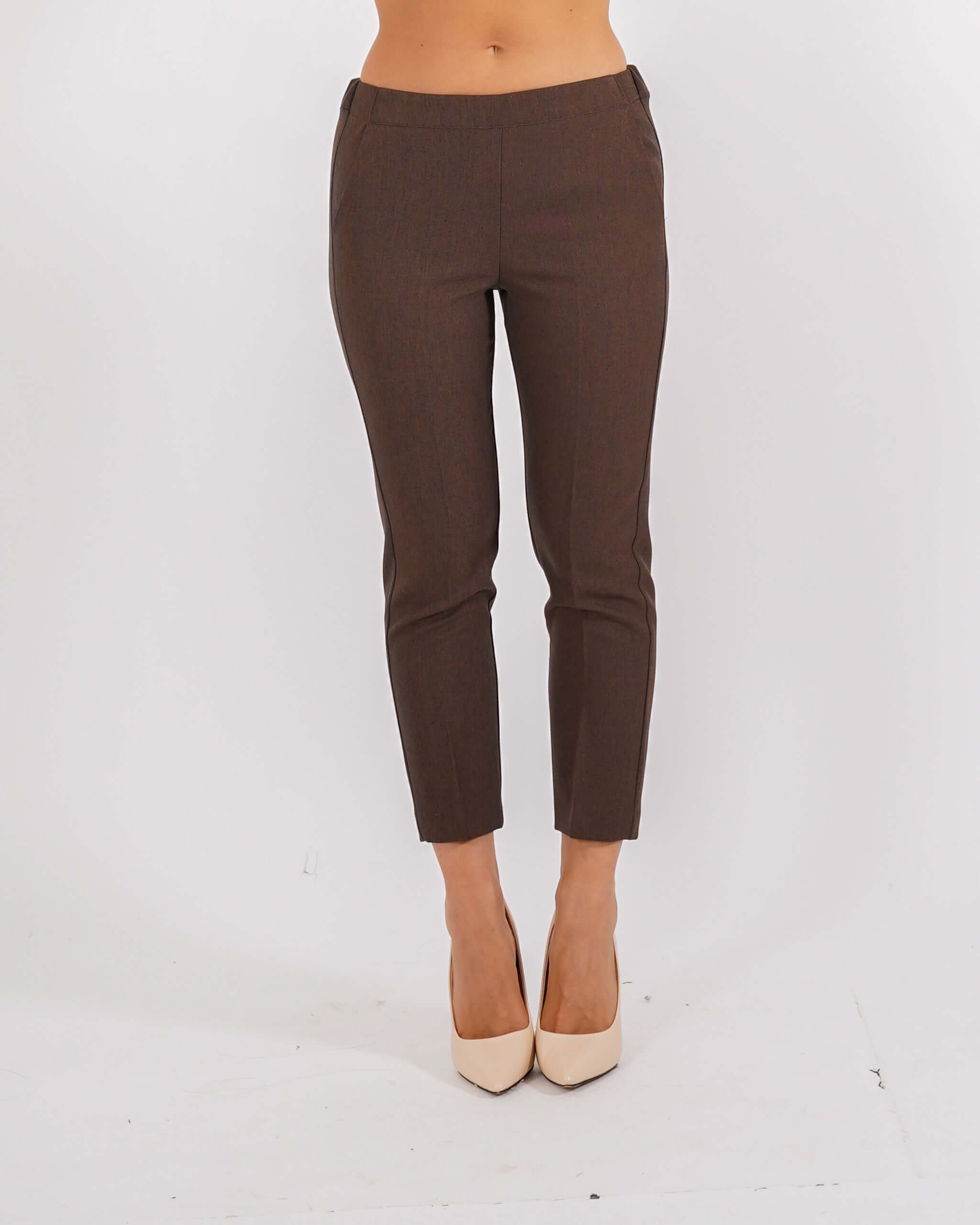 Pantaloni slim fit in tessuto diagonale - Judas