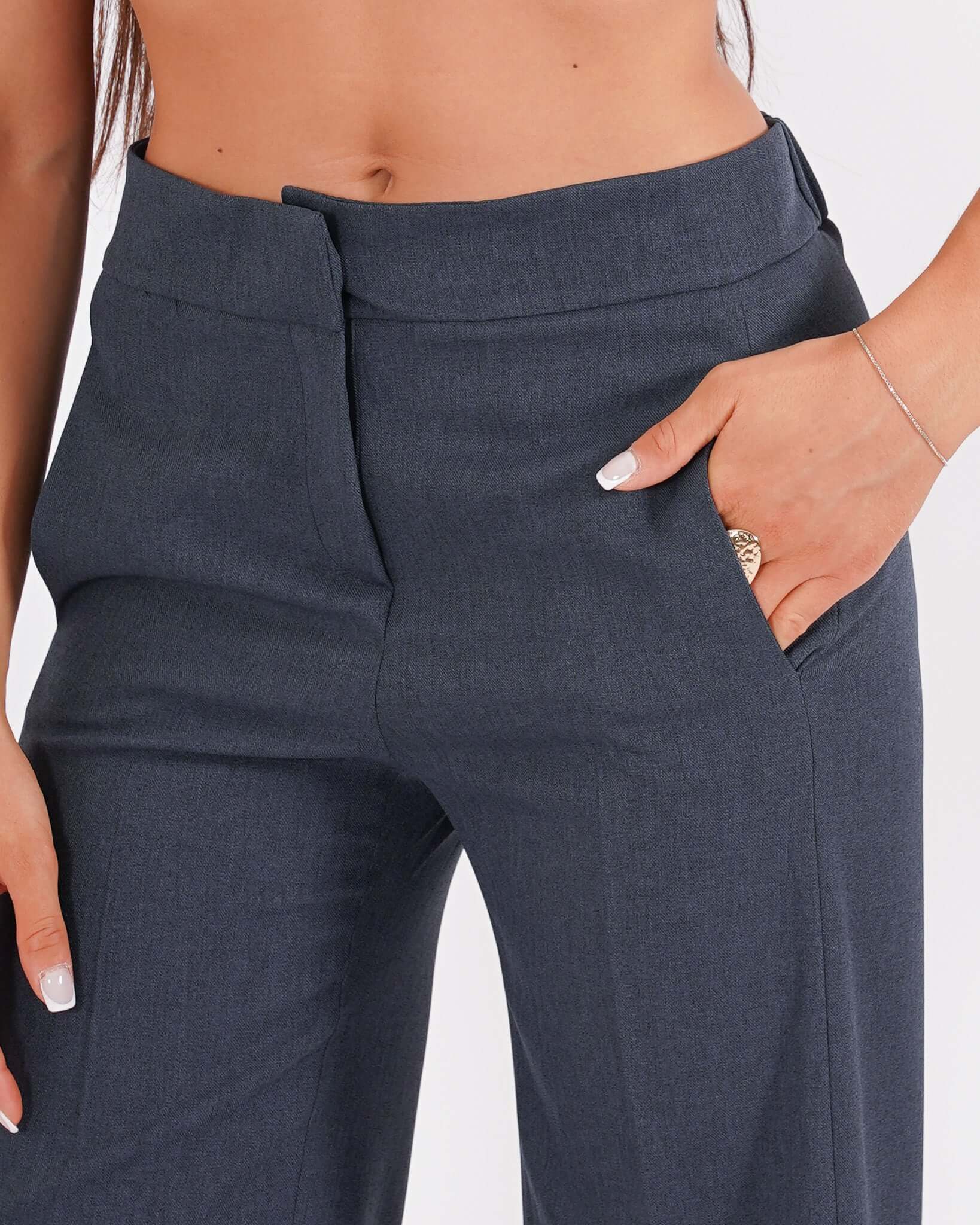 Pantaloni cropped in eco fibra - Manzano
