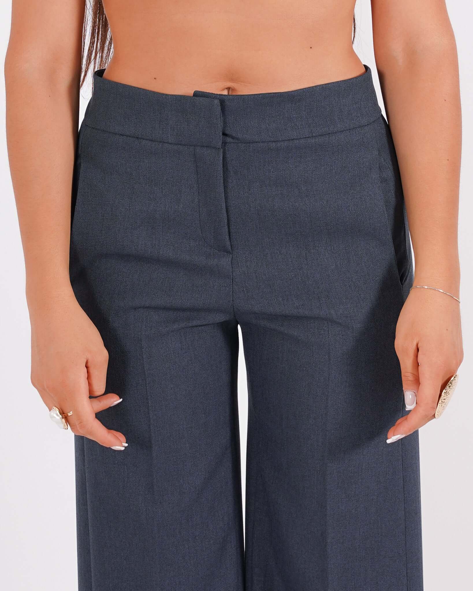 Pantaloni cropped in eco fibra - Manzano