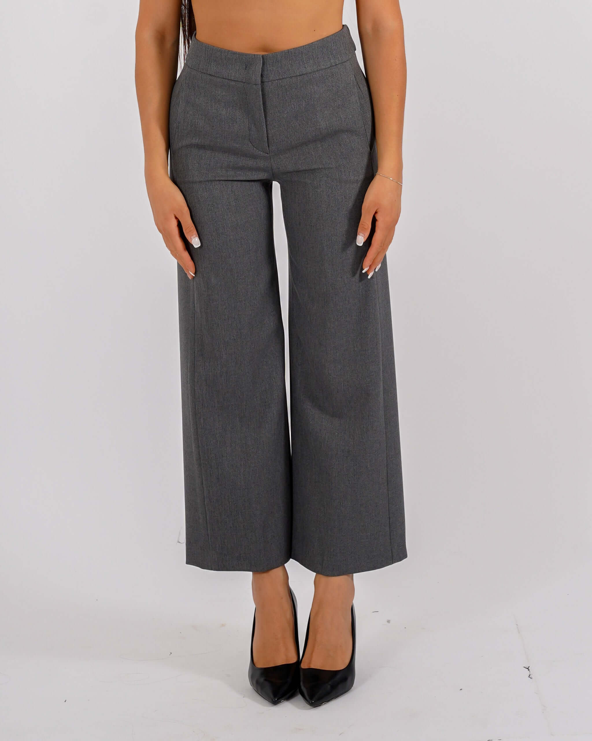 Pantaloni cropped in eco fibra - Manzano
