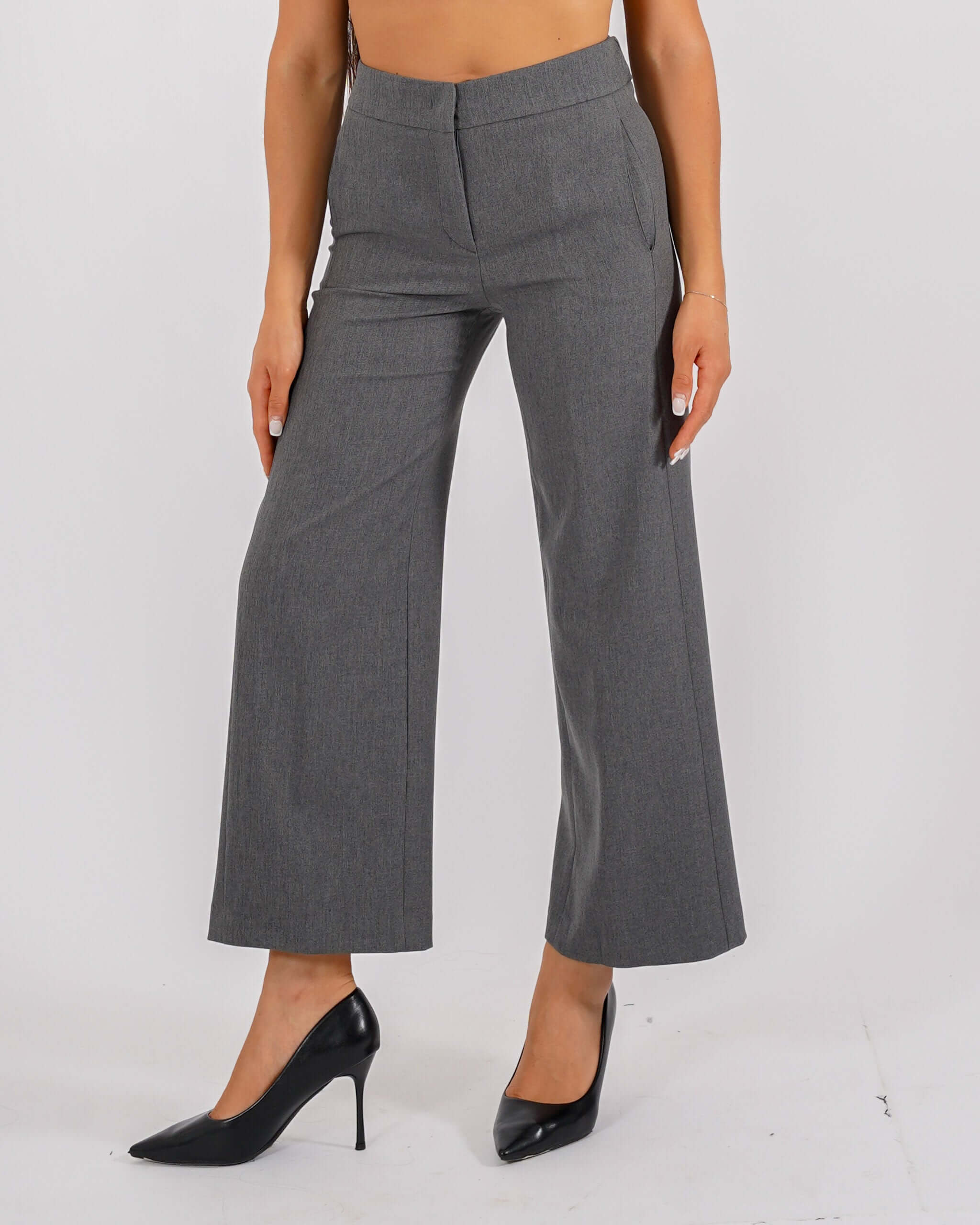 Pantaloni cropped in eco fibra - Manzano