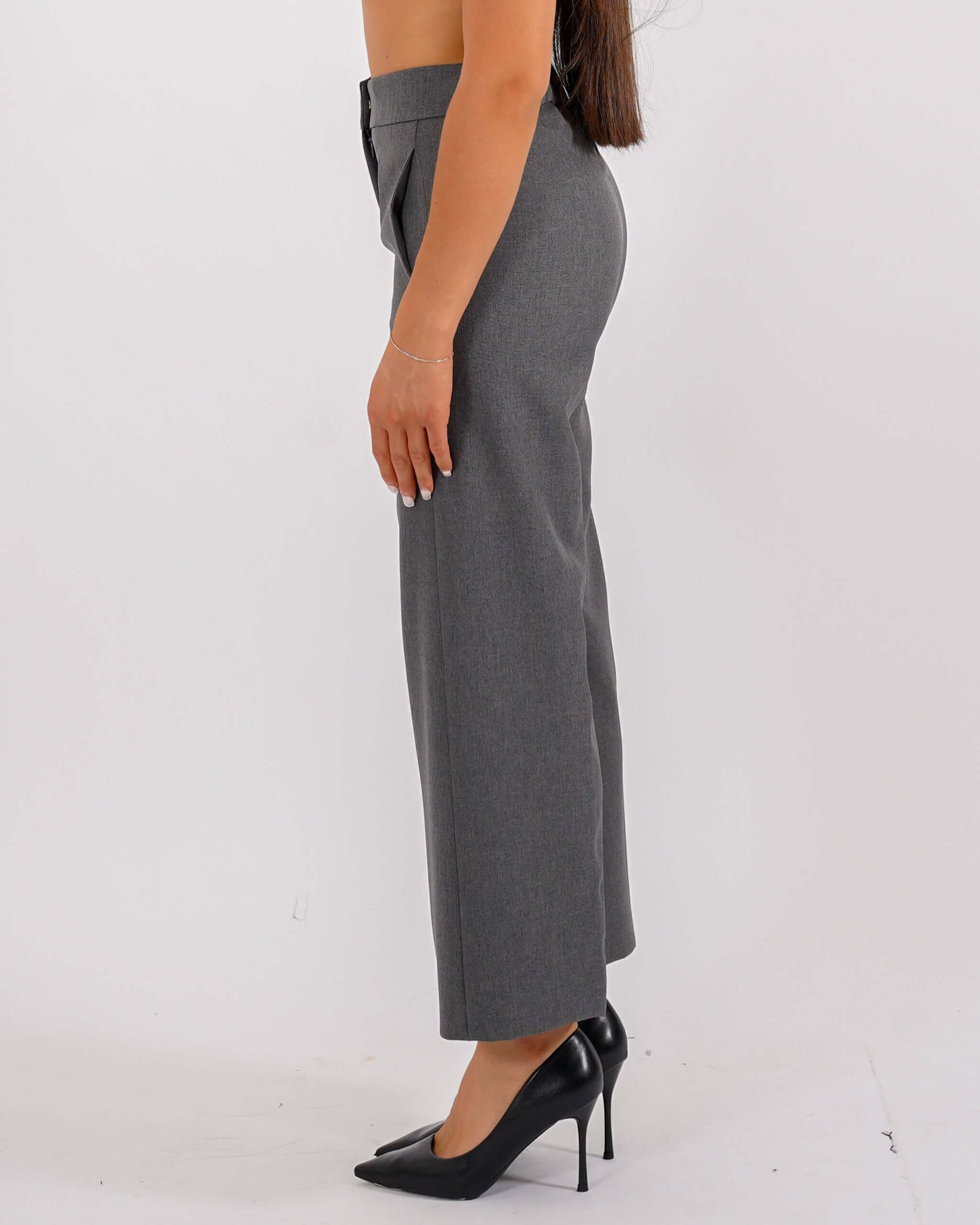 Pantaloni cropped in eco fibra - Manzano
