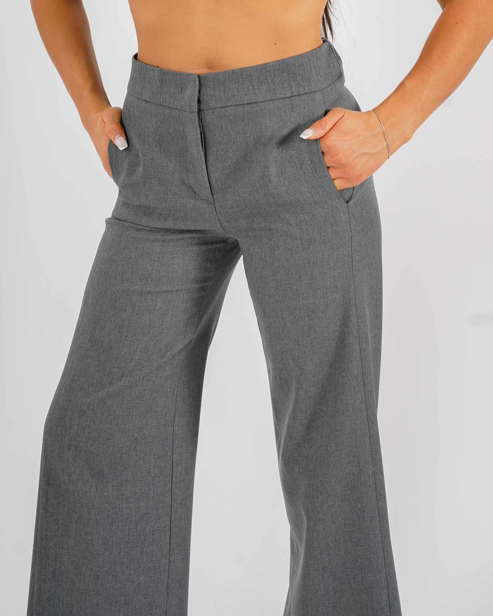 Pantaloni cropped in eco fibra - Manzano