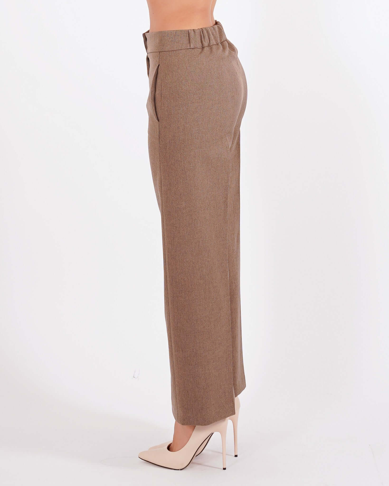Pantaloni cropped in eco fibra - Manzano