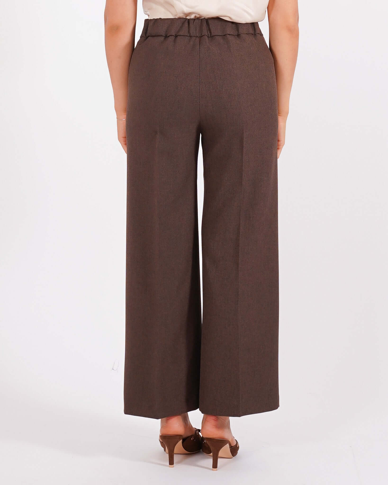 Pantaloni cropped in eco fibra - Manzano