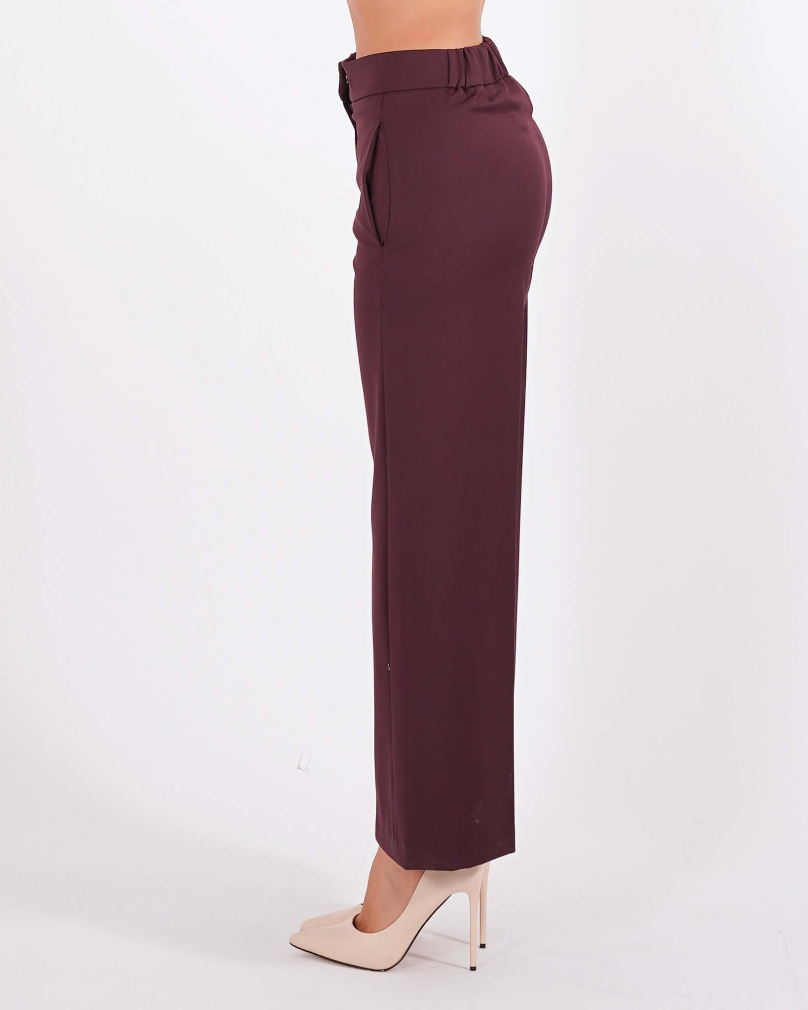 Pantaloni cropped in eco fibra - Manzano
