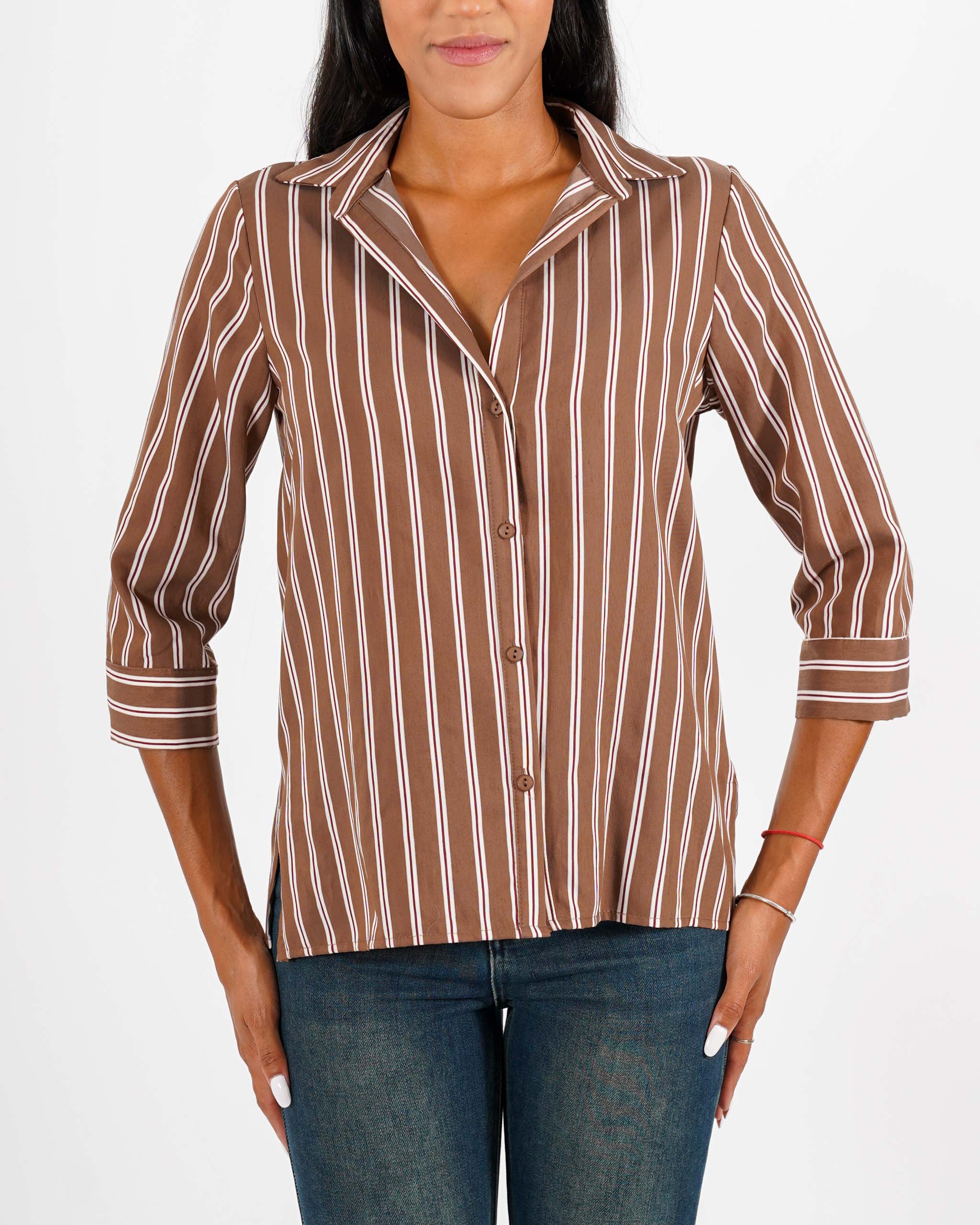 Camicia slim fit in cotone - Vorbek
