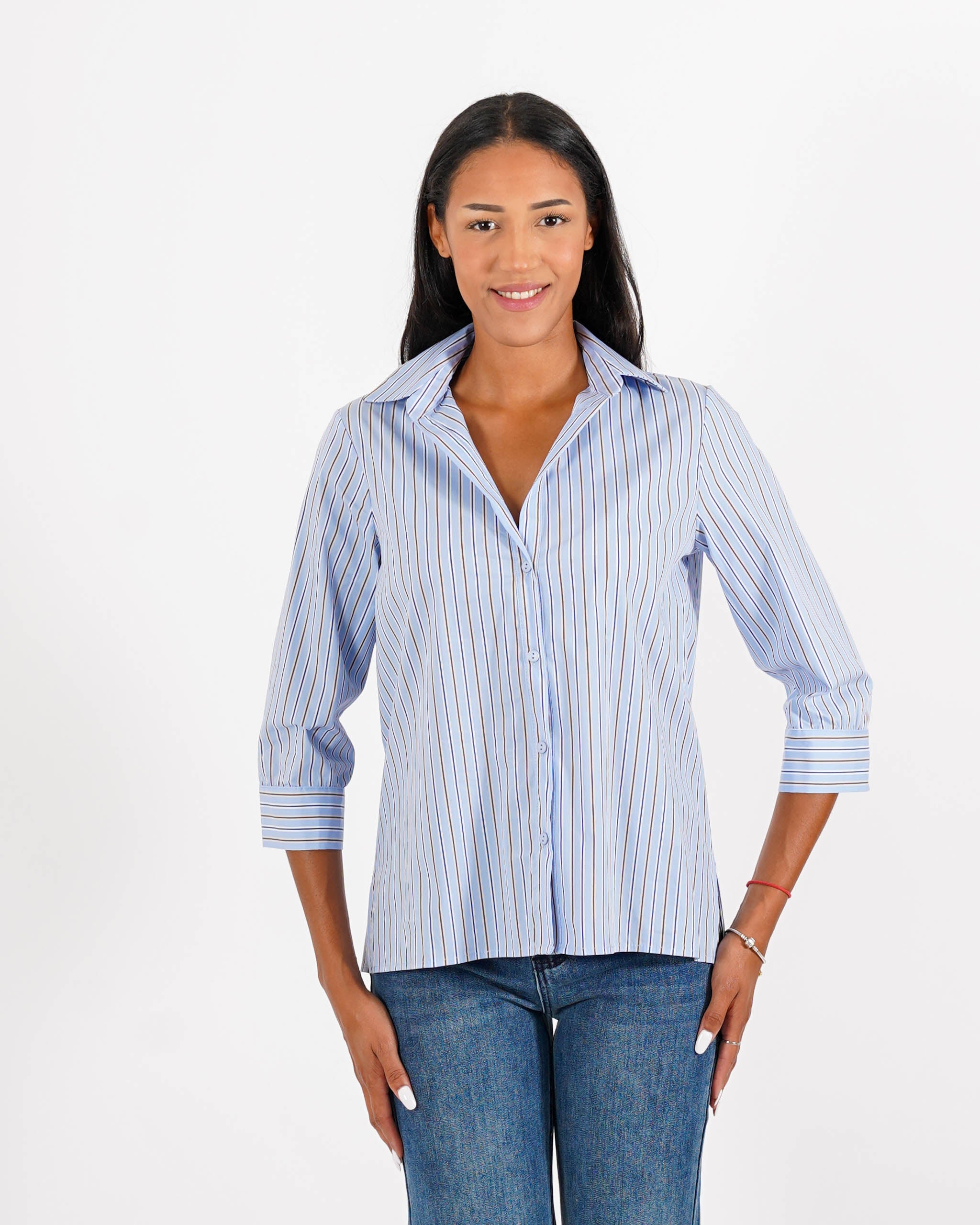 Camicia slim fit in cotone - Vorbek