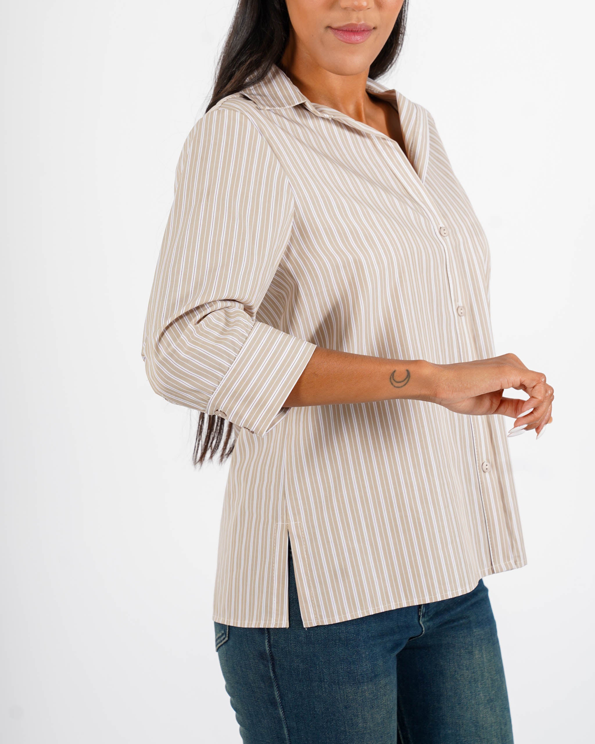 Camicia slim fit in cotone - Vorbek